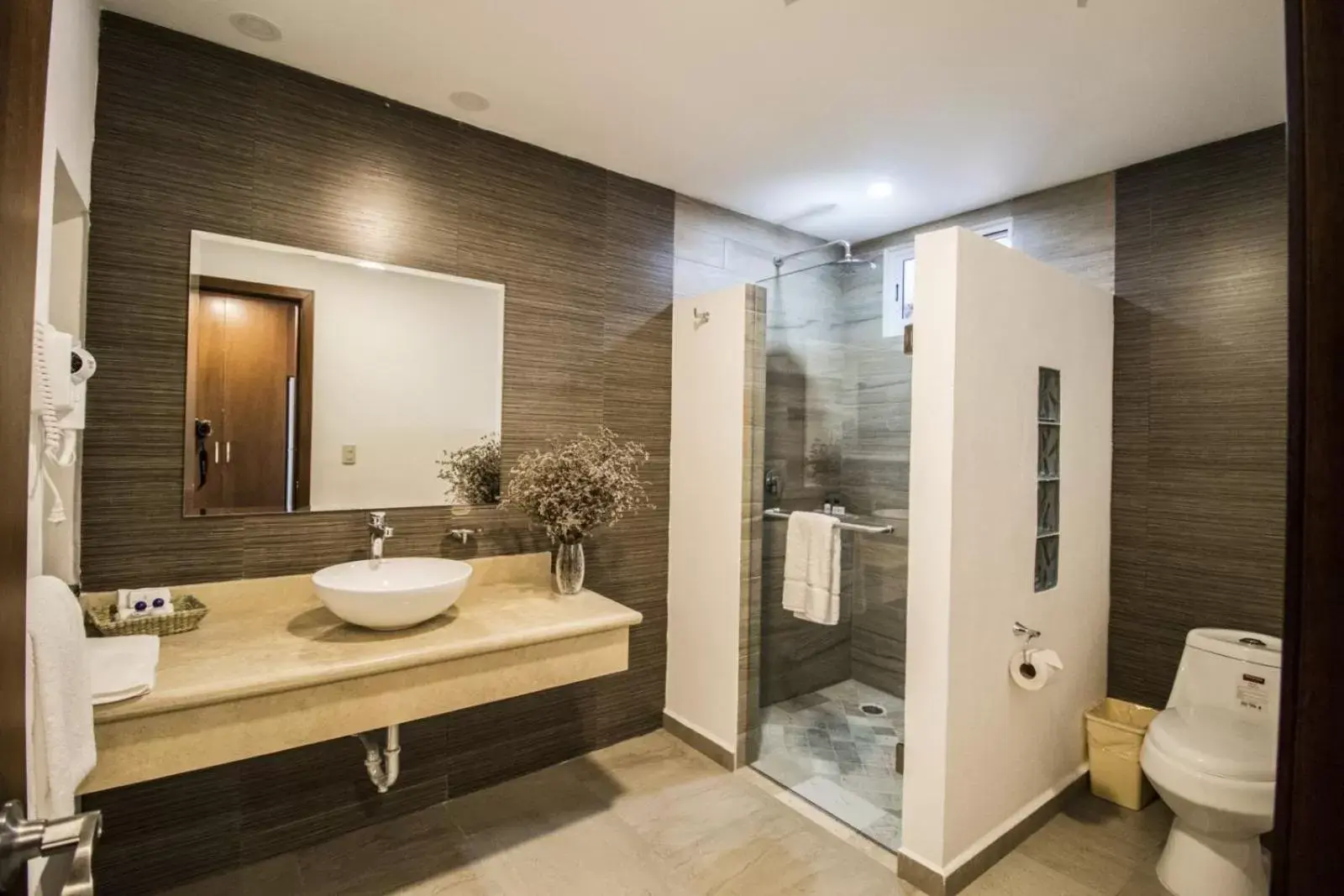 Shower, Bathroom in The Paramar Beachfront Boutique Hotel With Breakfast Included - Downtown Malecon