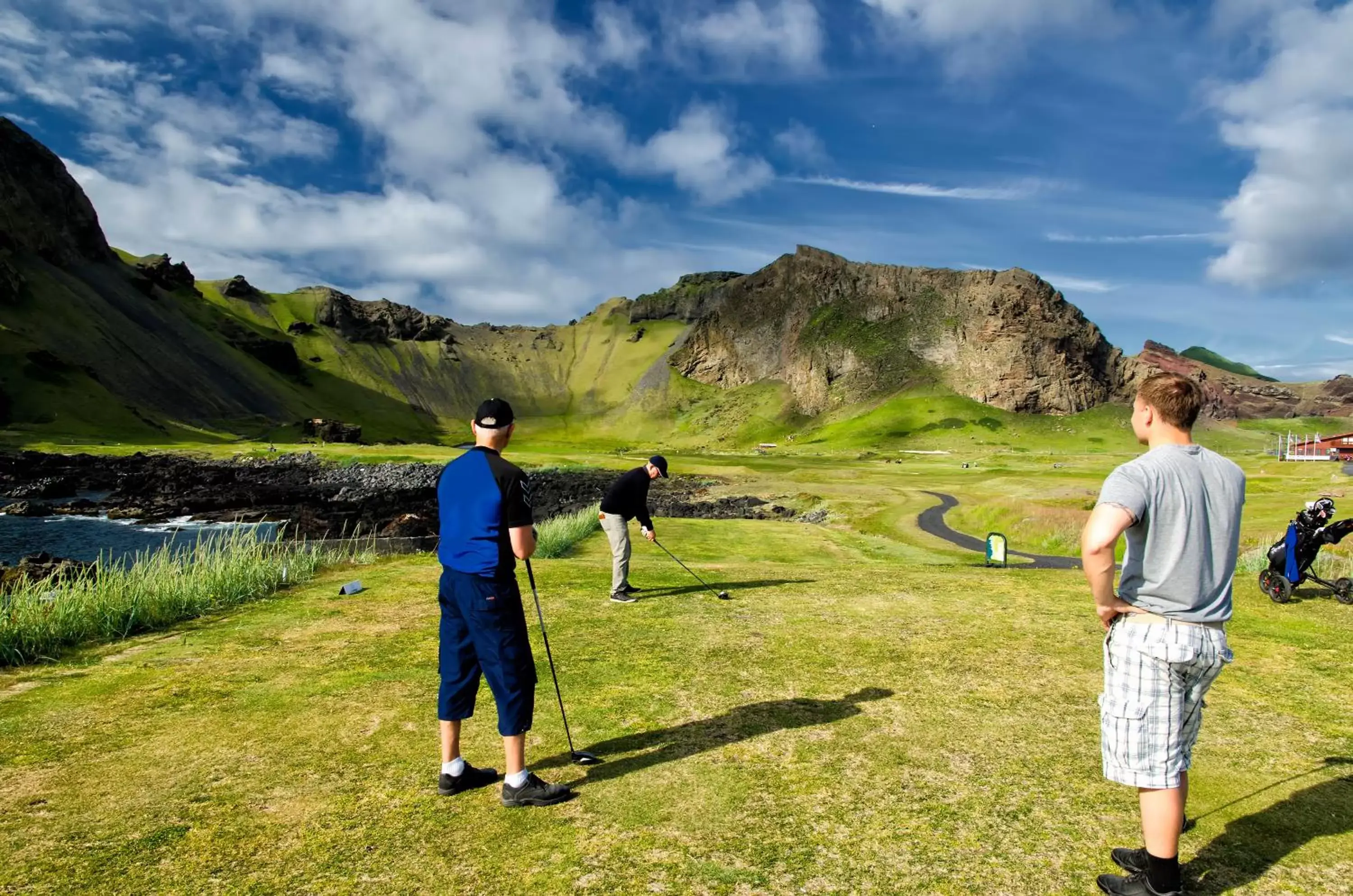 Golfcourse in Hotel Vestmannaeyjar