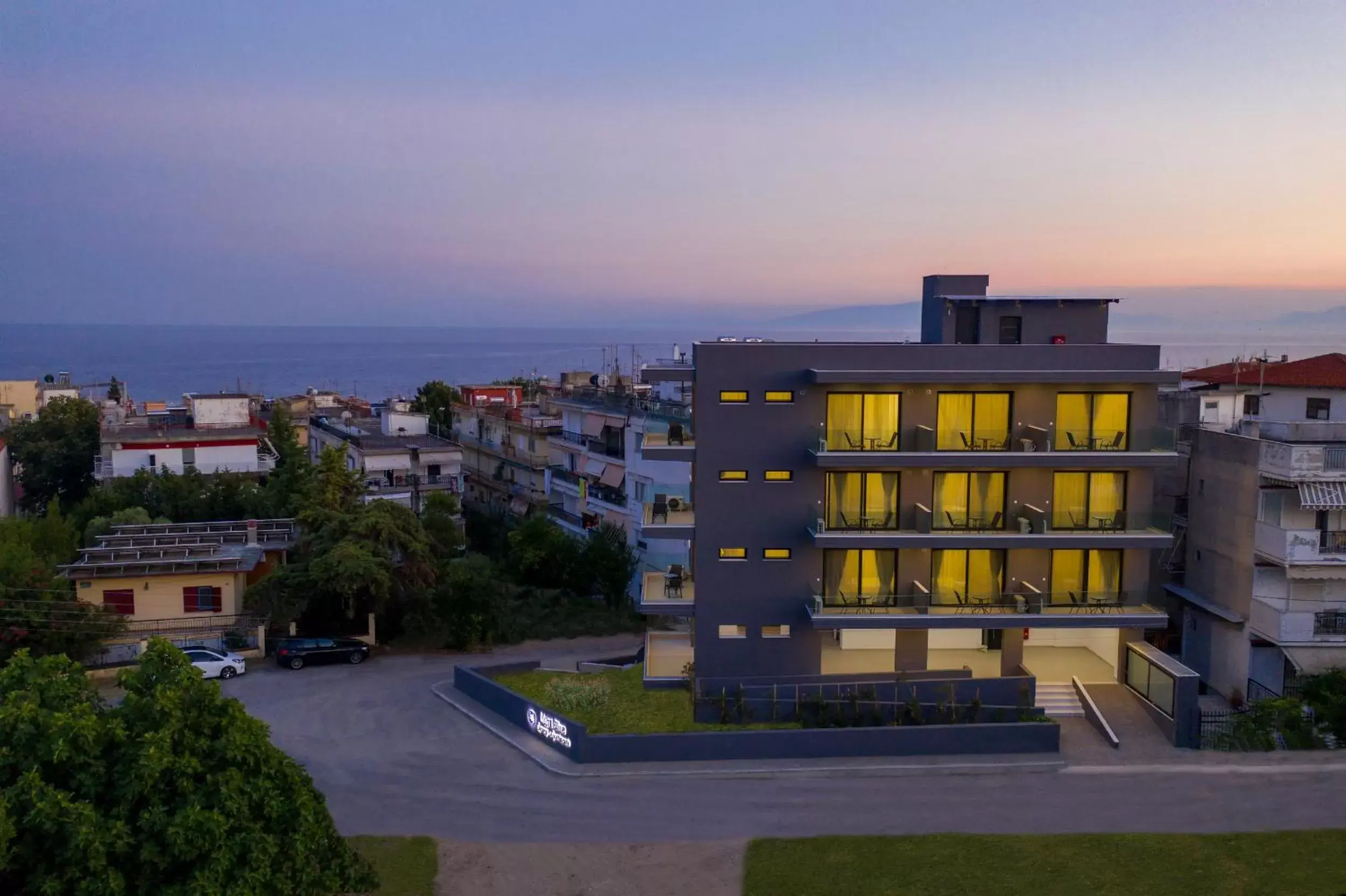 Property building in Light Blue Hotel