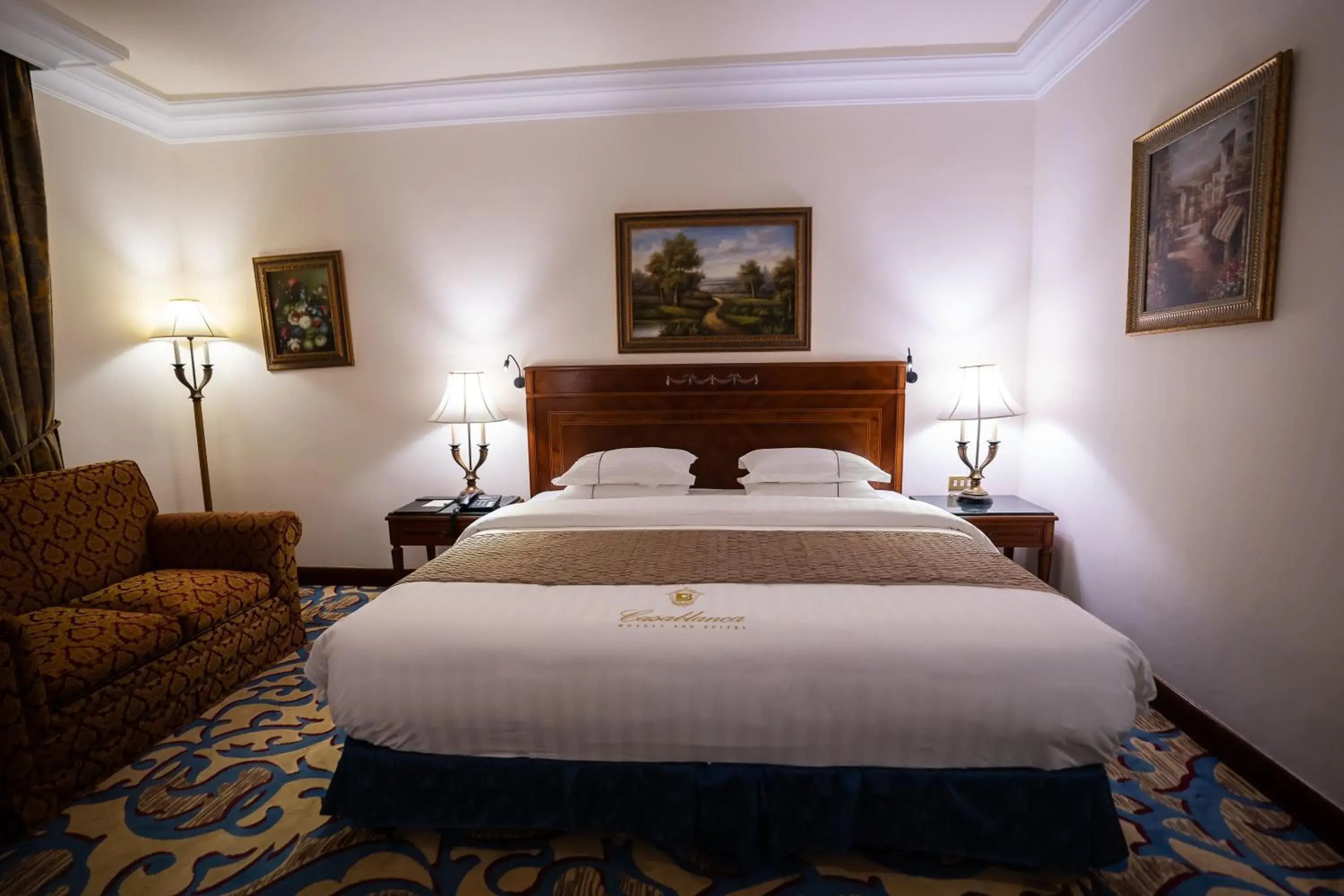 Bed in Casablanca Hotel Jeddah