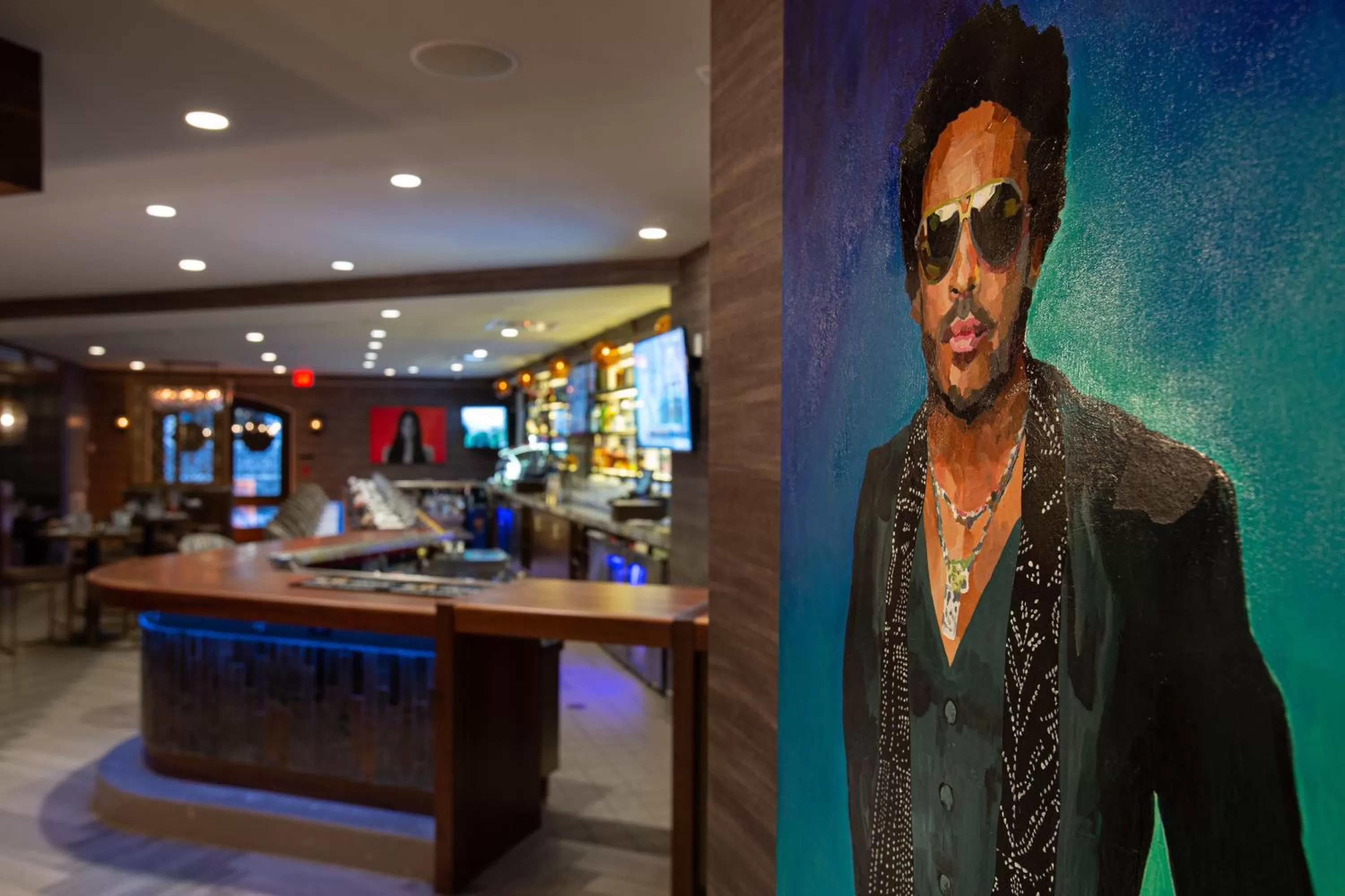 Decorative detail in The Delaney Hotel