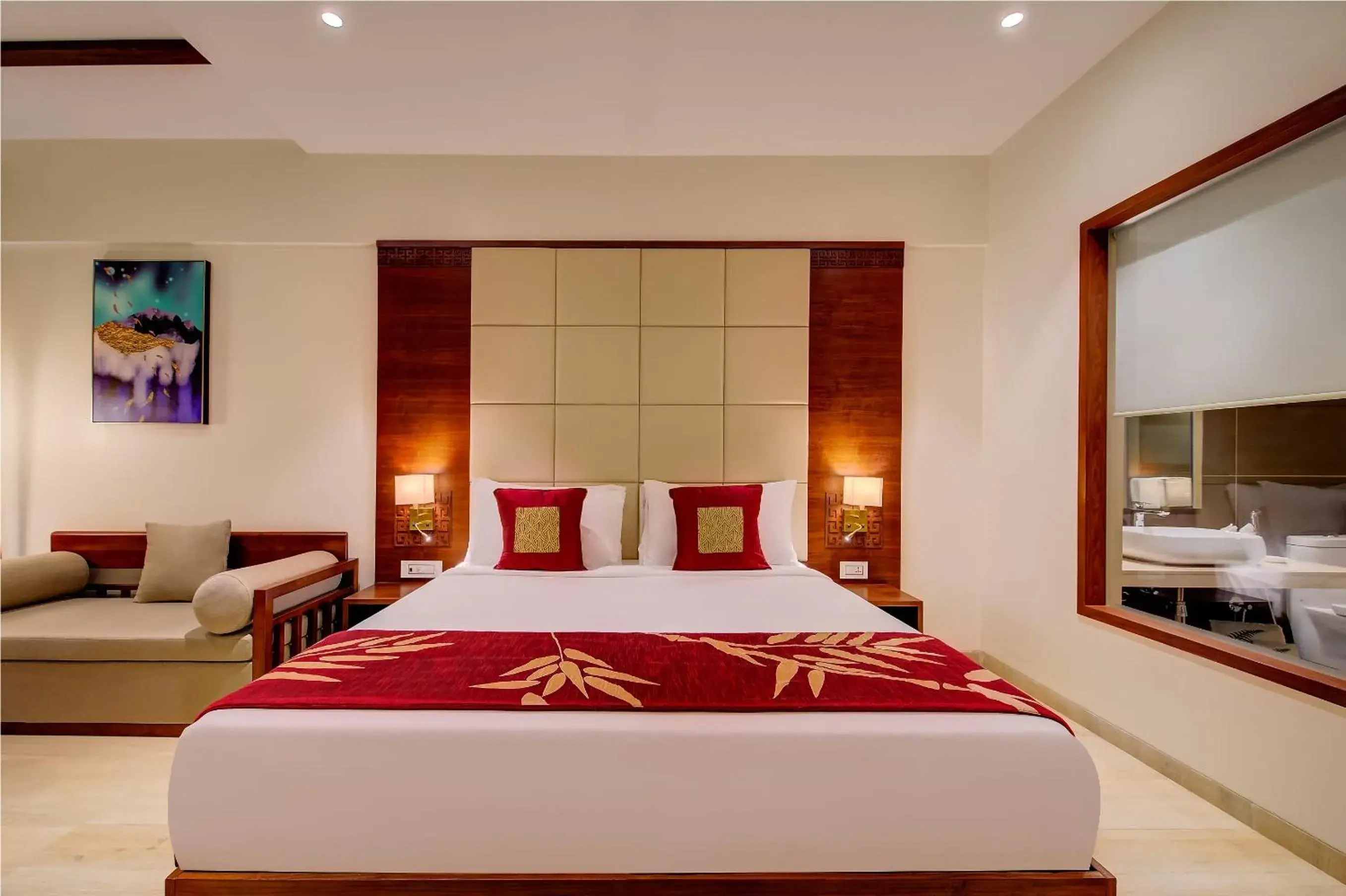 Bedroom, Bed in The Fern An Ecotel Hotel, Lonavala