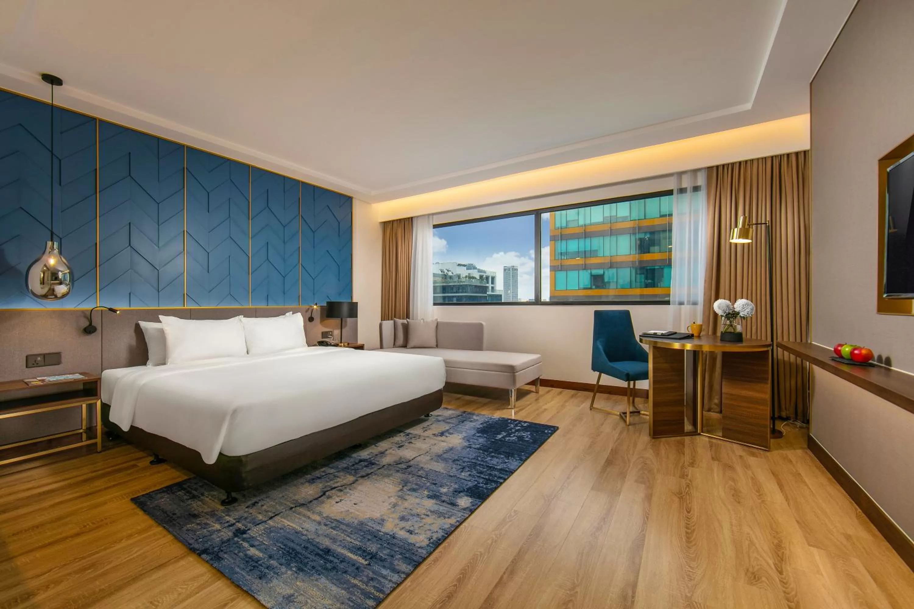 Guests, Bed in Mövenpick Living West Hanoi