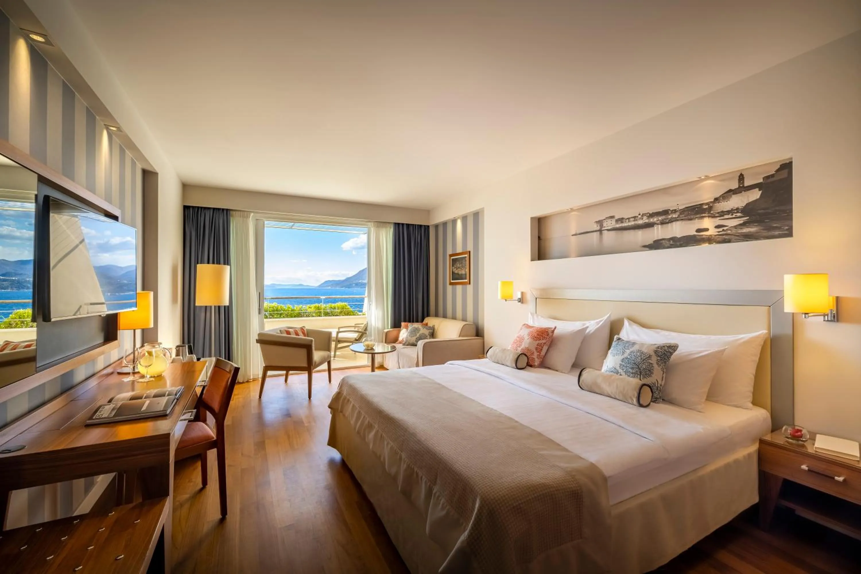 Room for 2+2 Seaview in Dubrovnik President Valamar Collection Hotel