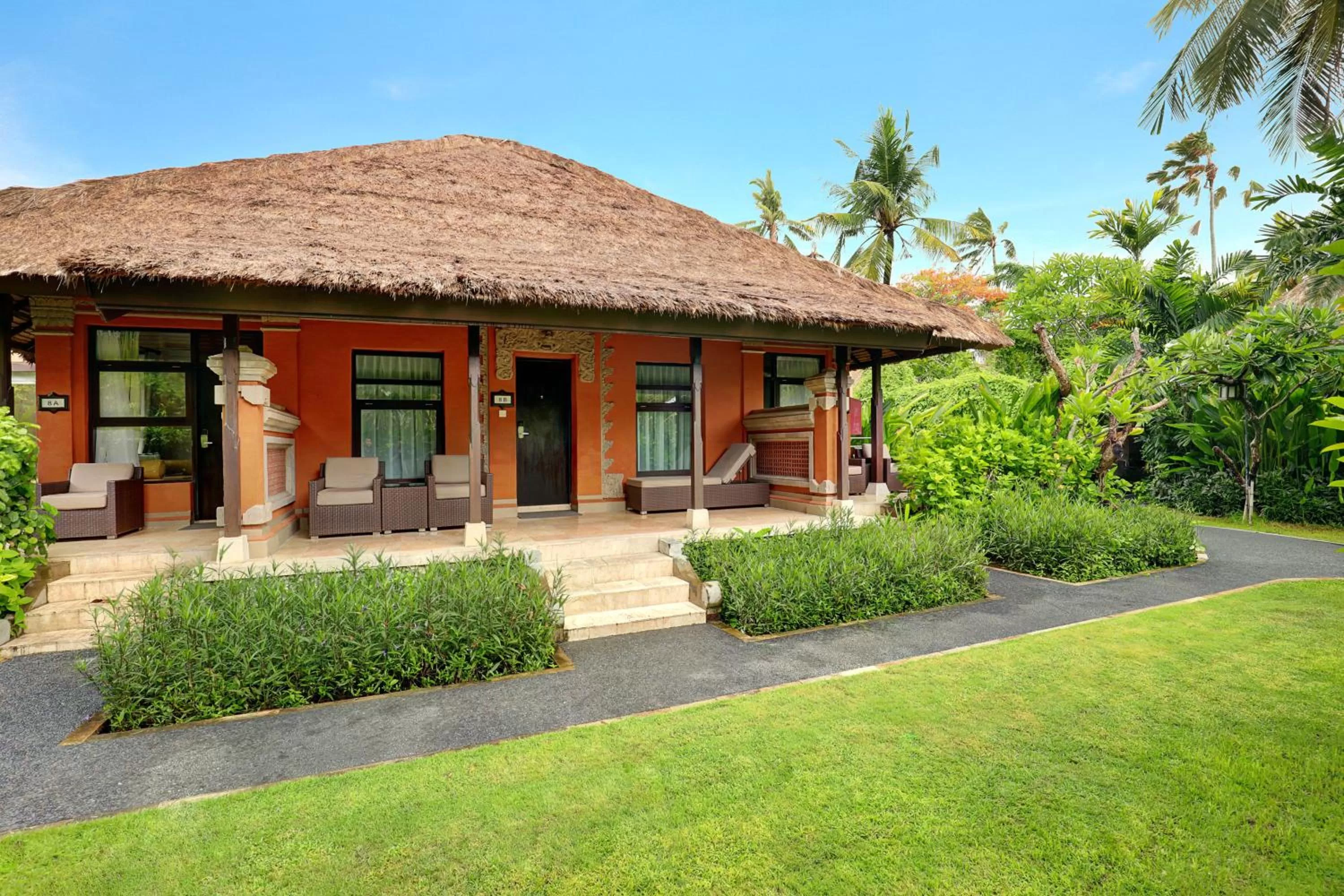 Patio in Legian Beach Hotel