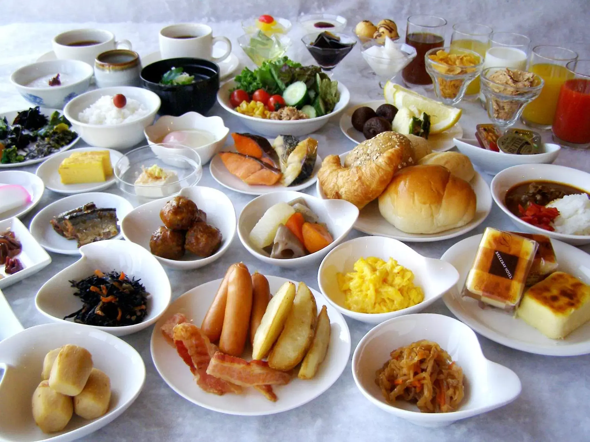 Buffet breakfast in Hotel Grand Terrace Chitose