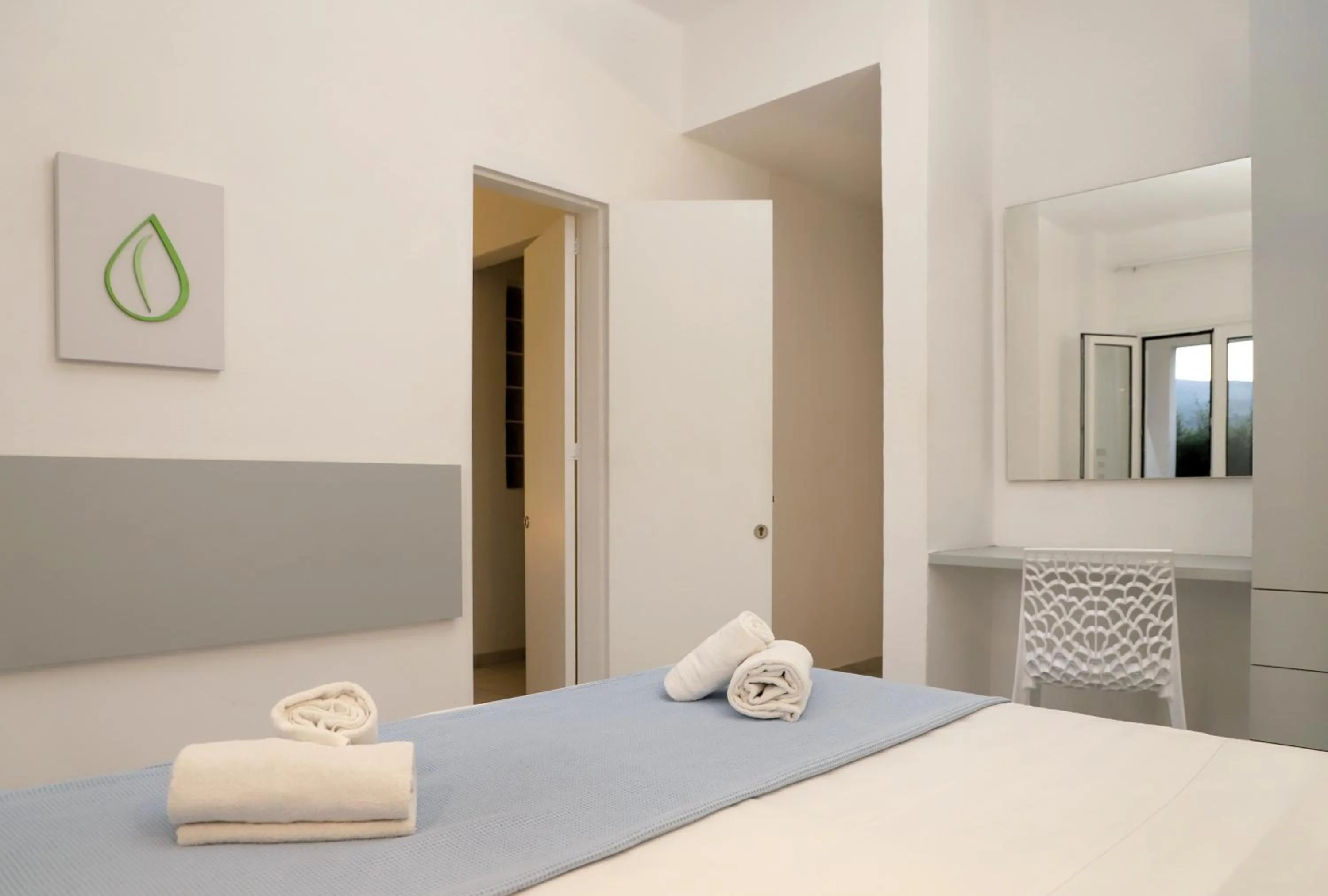 Bedroom, Bed in Elounda Krini Hotel