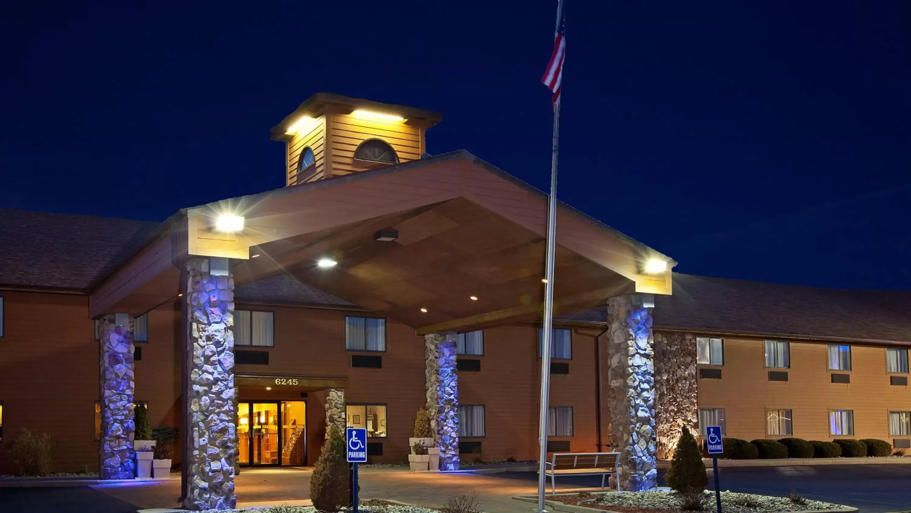 Property building in SureStay Plus by Best Western Fremont I-69