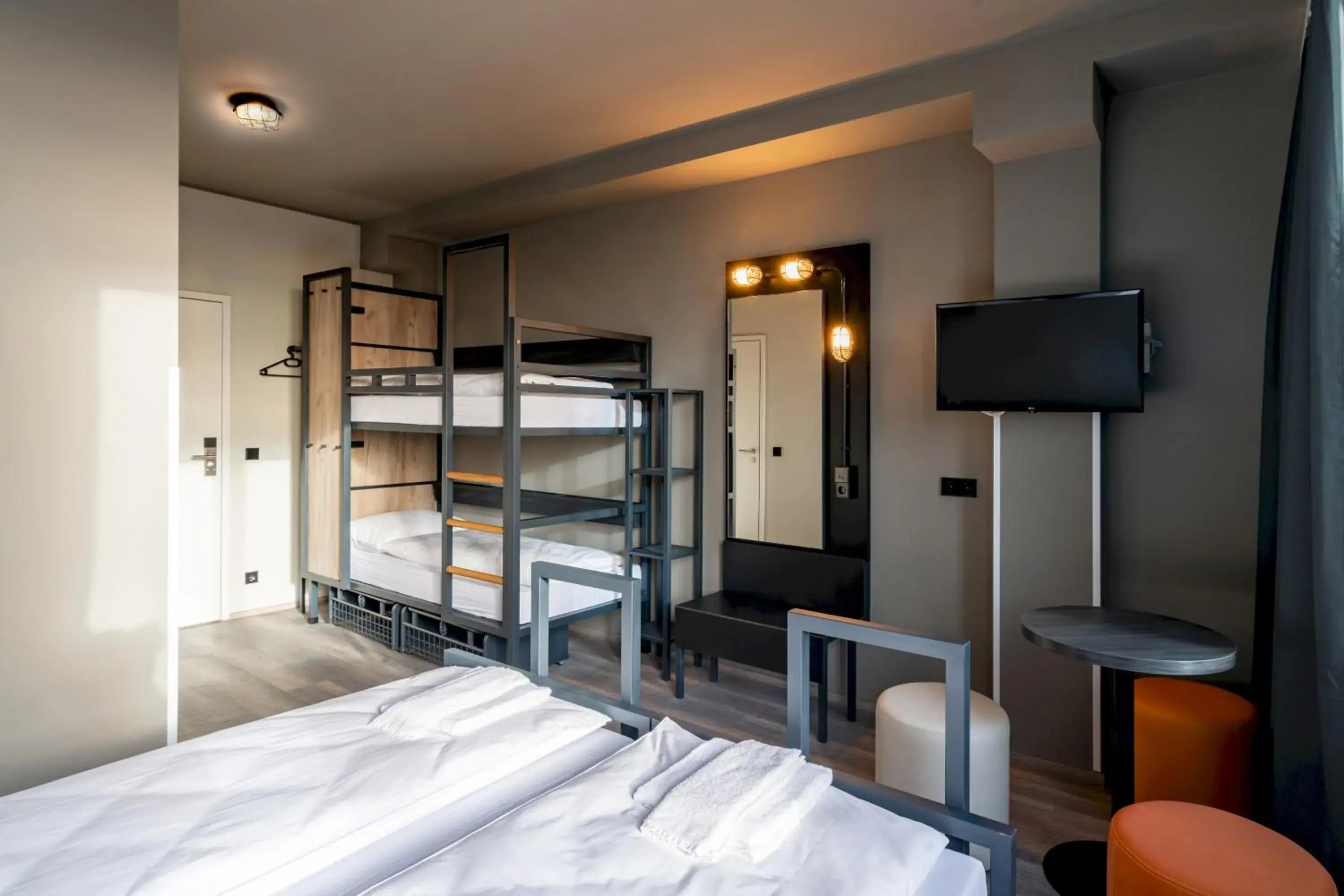 Photo of the whole room, Bunk Bed in a&o Warsaw Wola