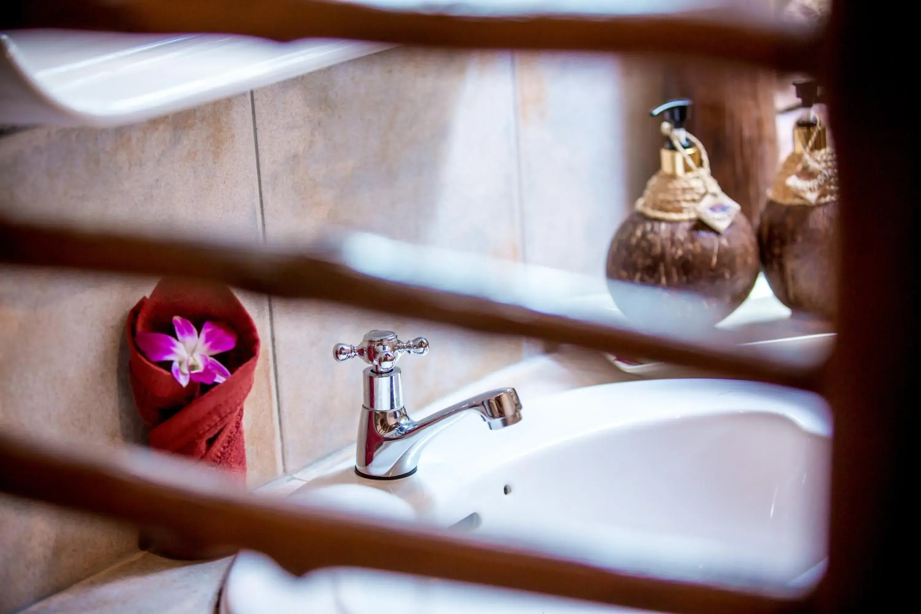 Bathroom in Eden Bungalows Fisherman's village