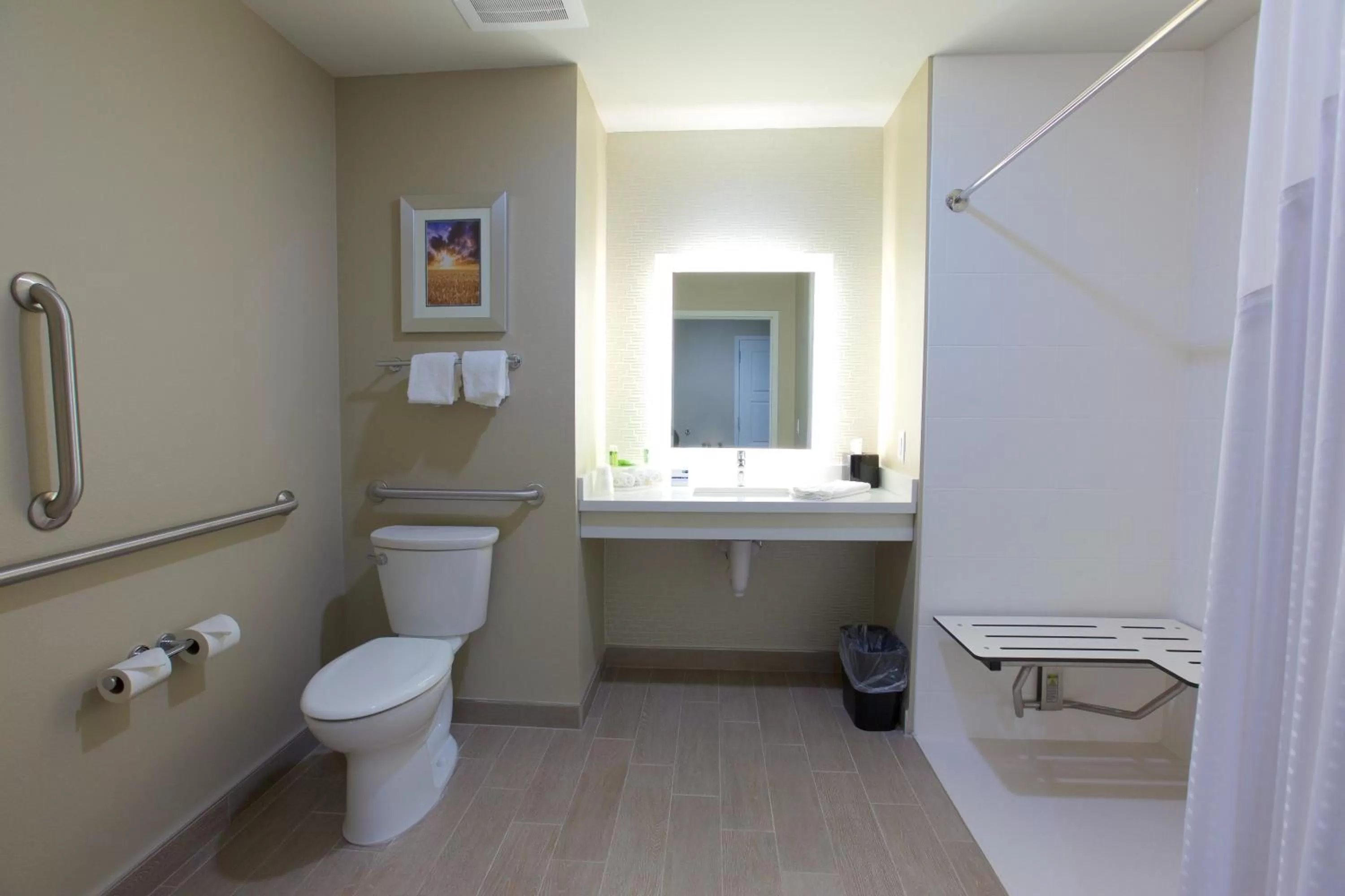 Photo of the whole room, Bathroom in Holiday Inn Express Fargo SW I94 Medical Center, an IHG Hotel