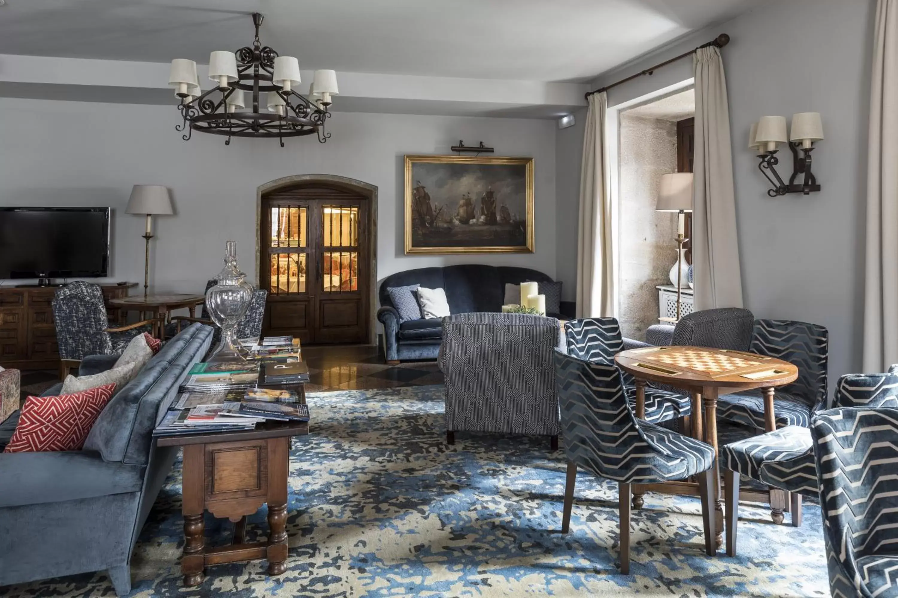 Living room, Seating Area in Parador de Pontevedra