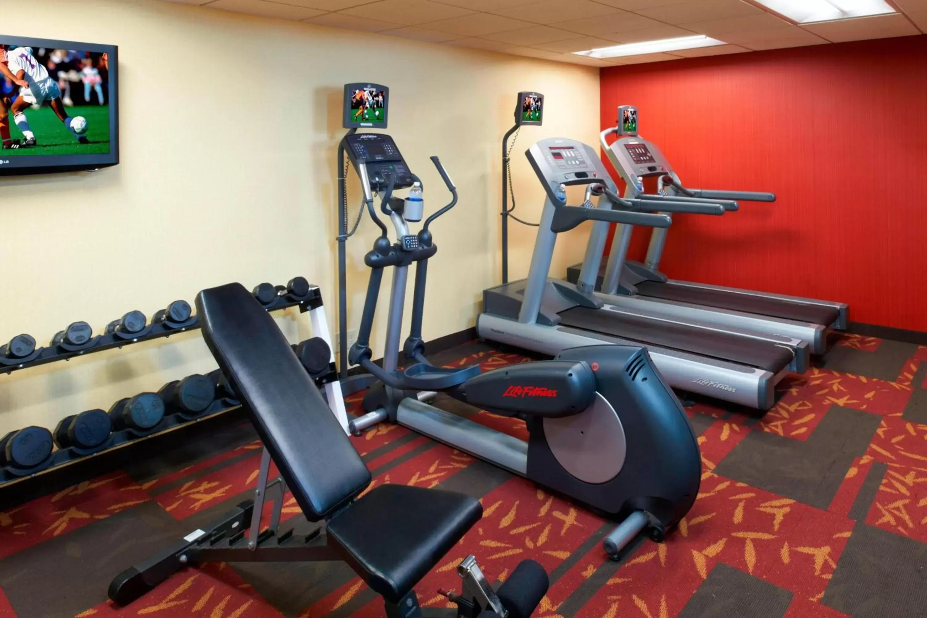 Fitness centre/facilities, Fitness Center/Facilities in Courtyard by Marriott Detroit Livonia