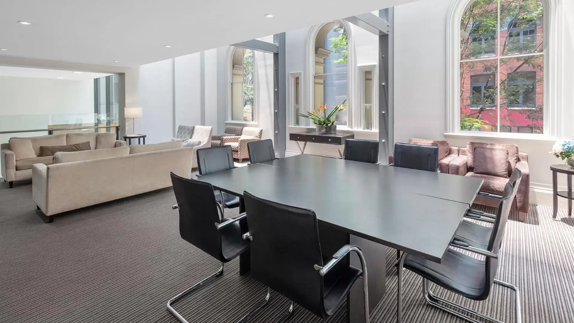 Lobby or reception in Oaks Brisbane on Charlotte Suites Lobby or reception in Oaks Brisbane on Charlotte Suites