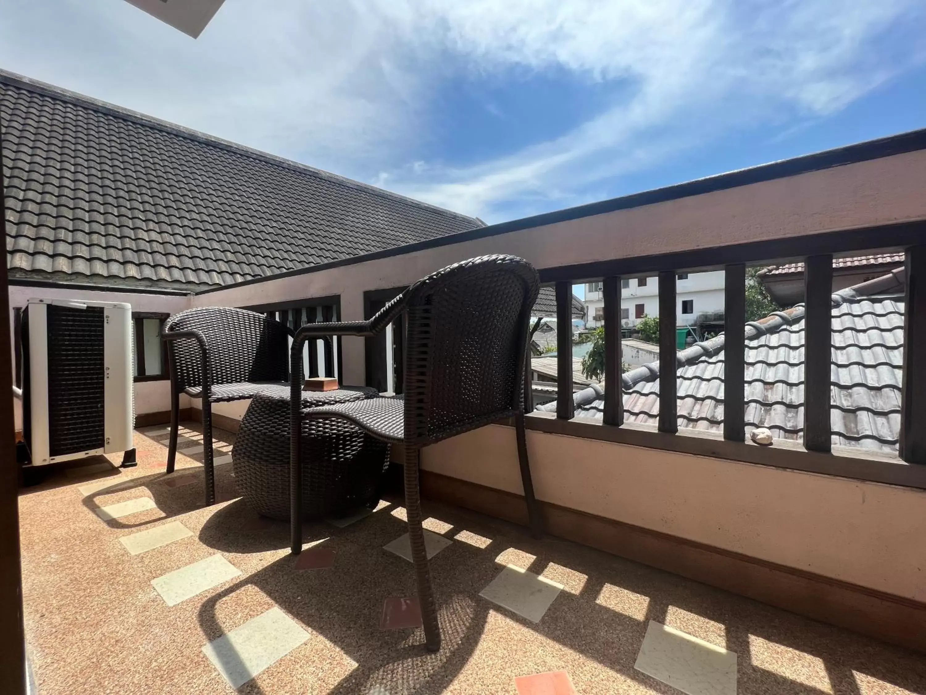 View (from property/room), Balcony/Terrace in Pha Thai House