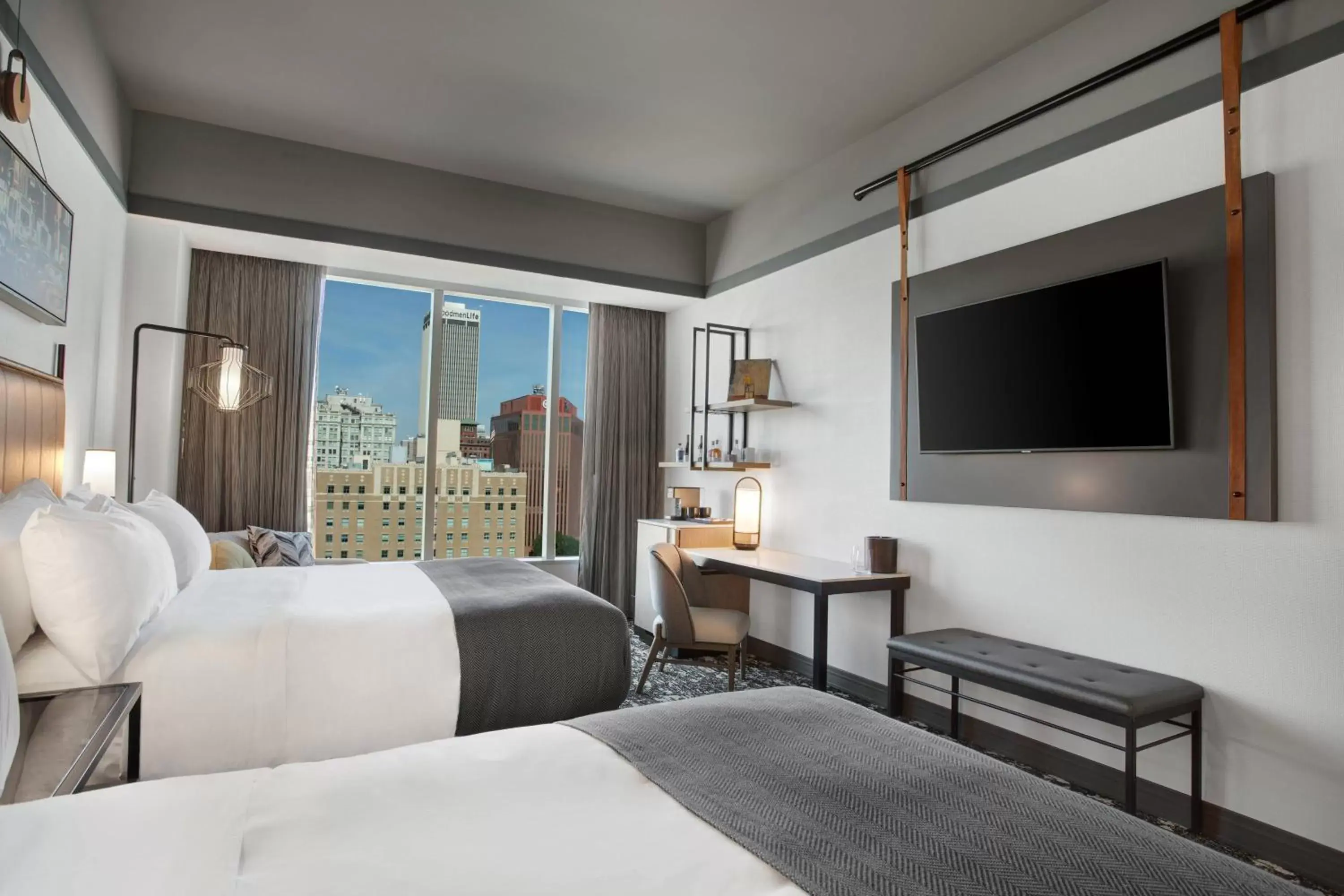Standard Guest room with 2 Queen, City view in The Farnam, Autograph Collection