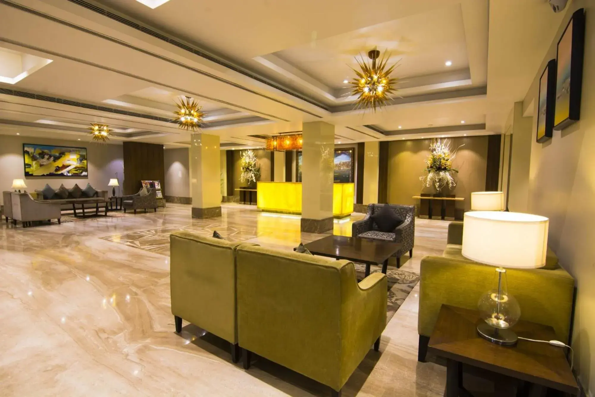 Lobby or reception in The India Benares Lobby or reception in The India Benares