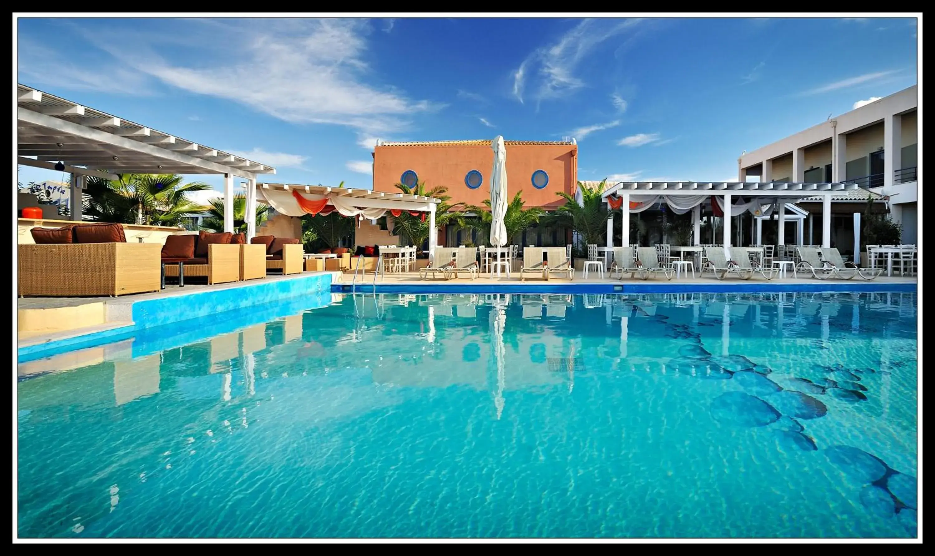 Facade/entrance, Swimming Pool in Ianos Hotel