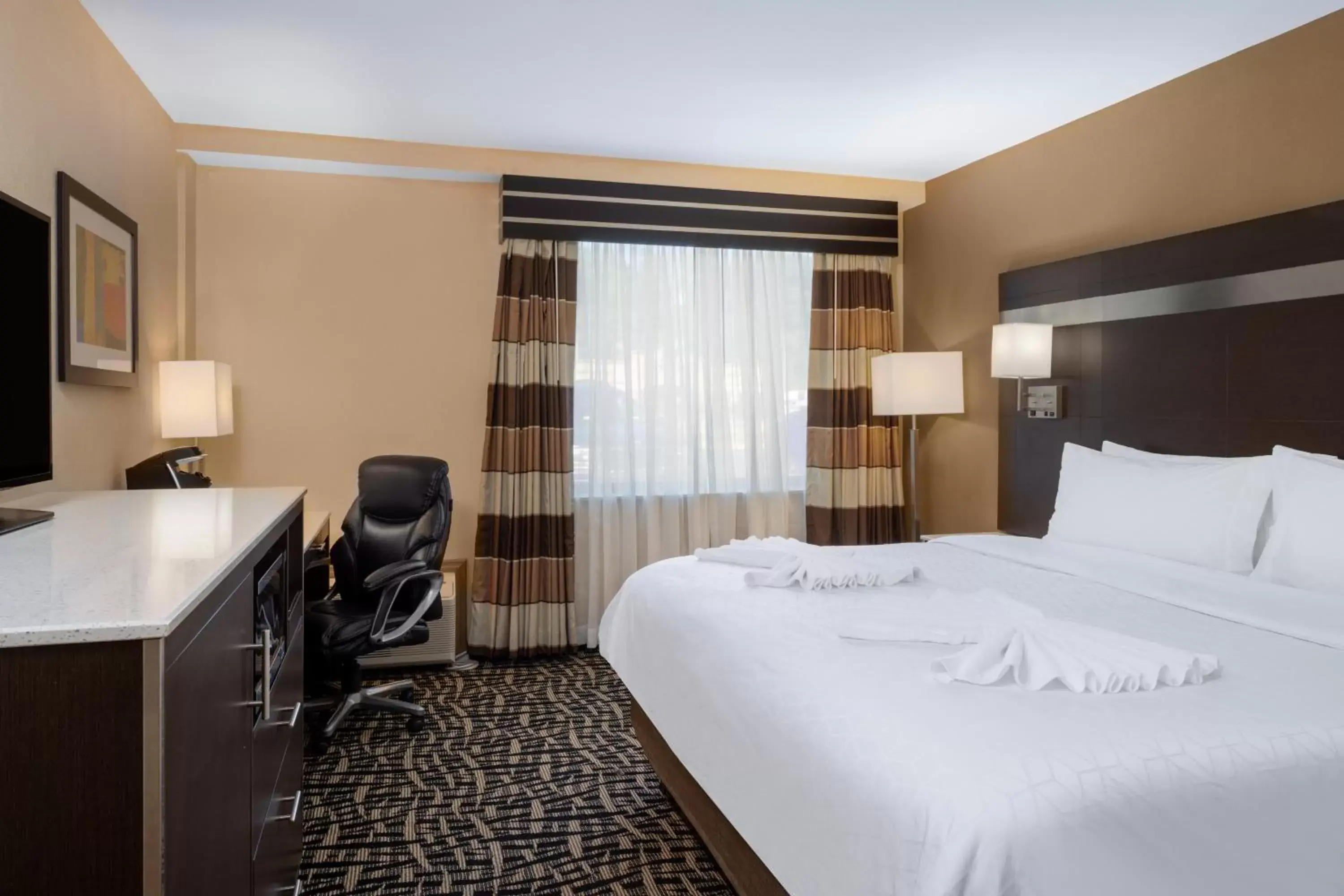 Photo of the whole room, Bed in Holiday Inn Poughkeepsie, an IHG Hotel