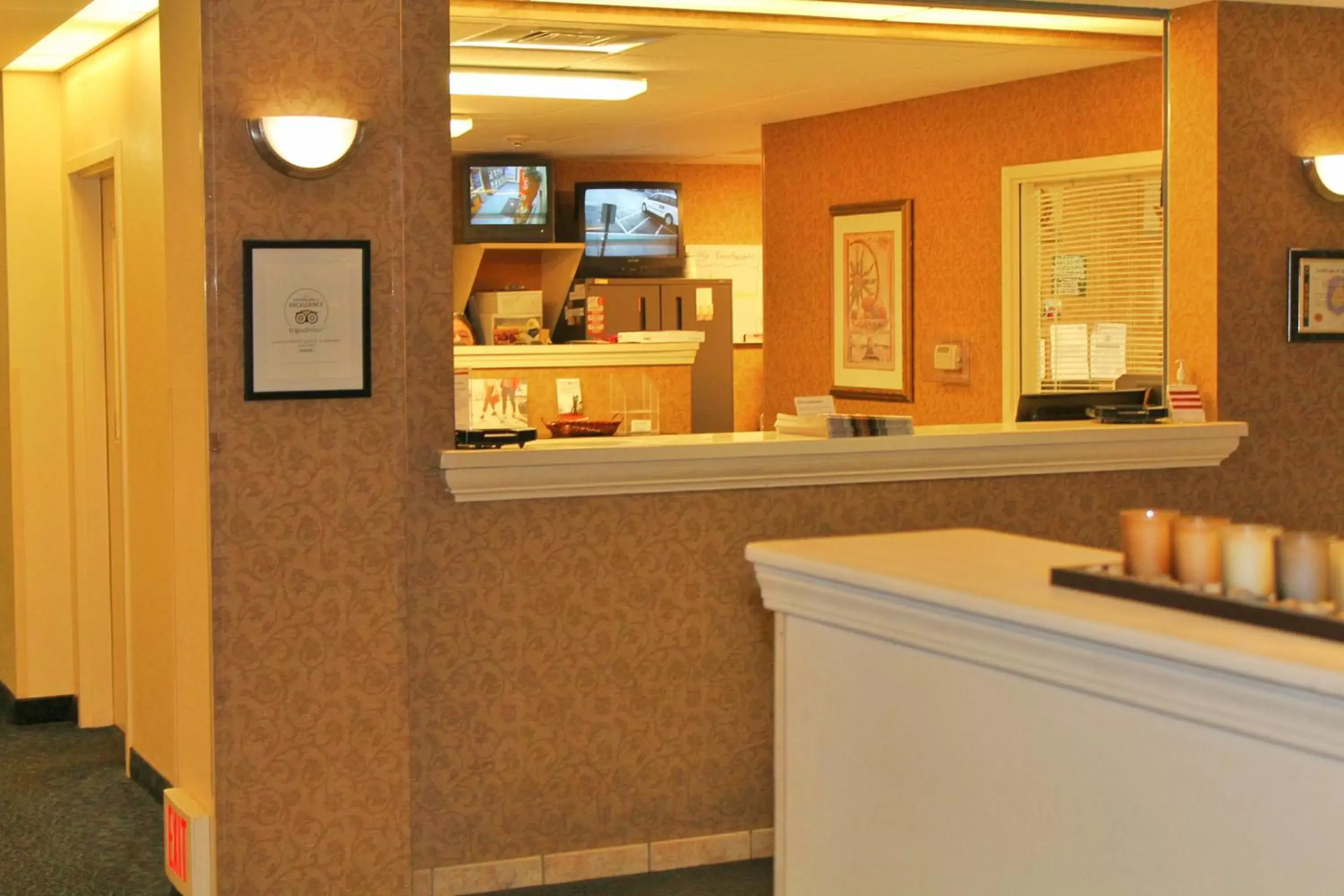 Property building, Lobby/Reception in Candlewood Suites Syracuse-Airport