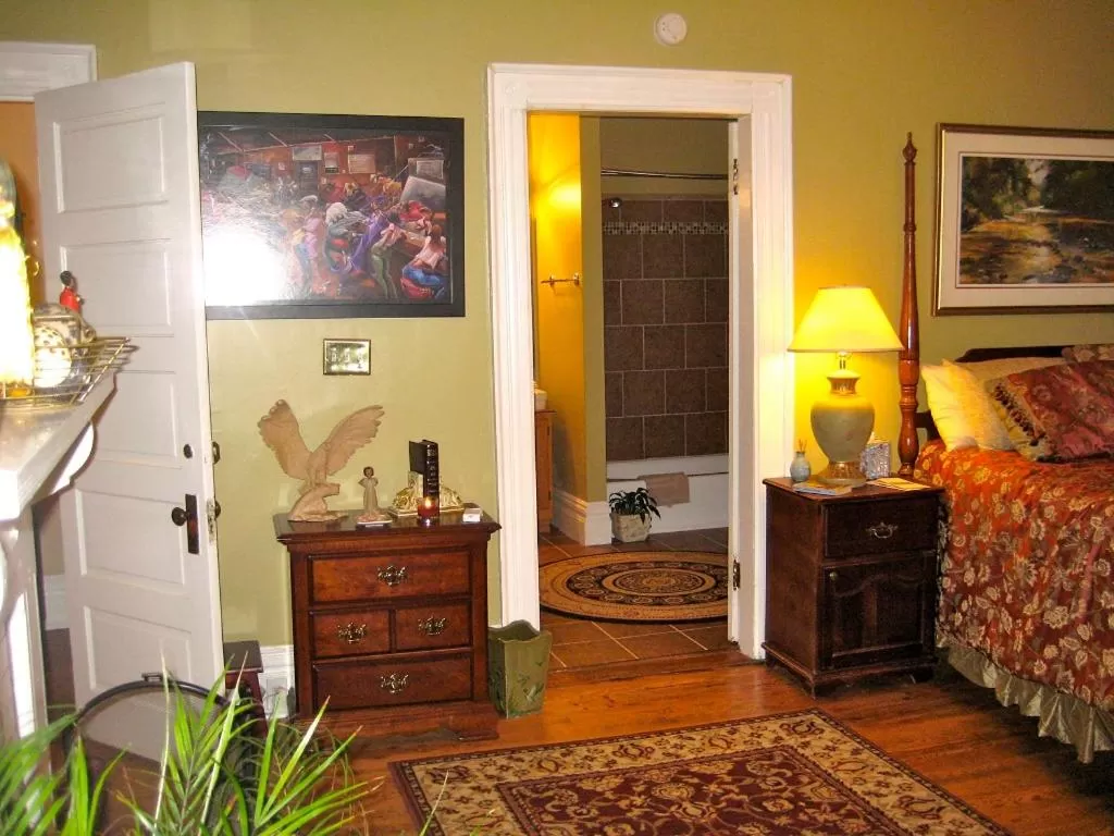 Bed in Inn Upon Moon River Plantation