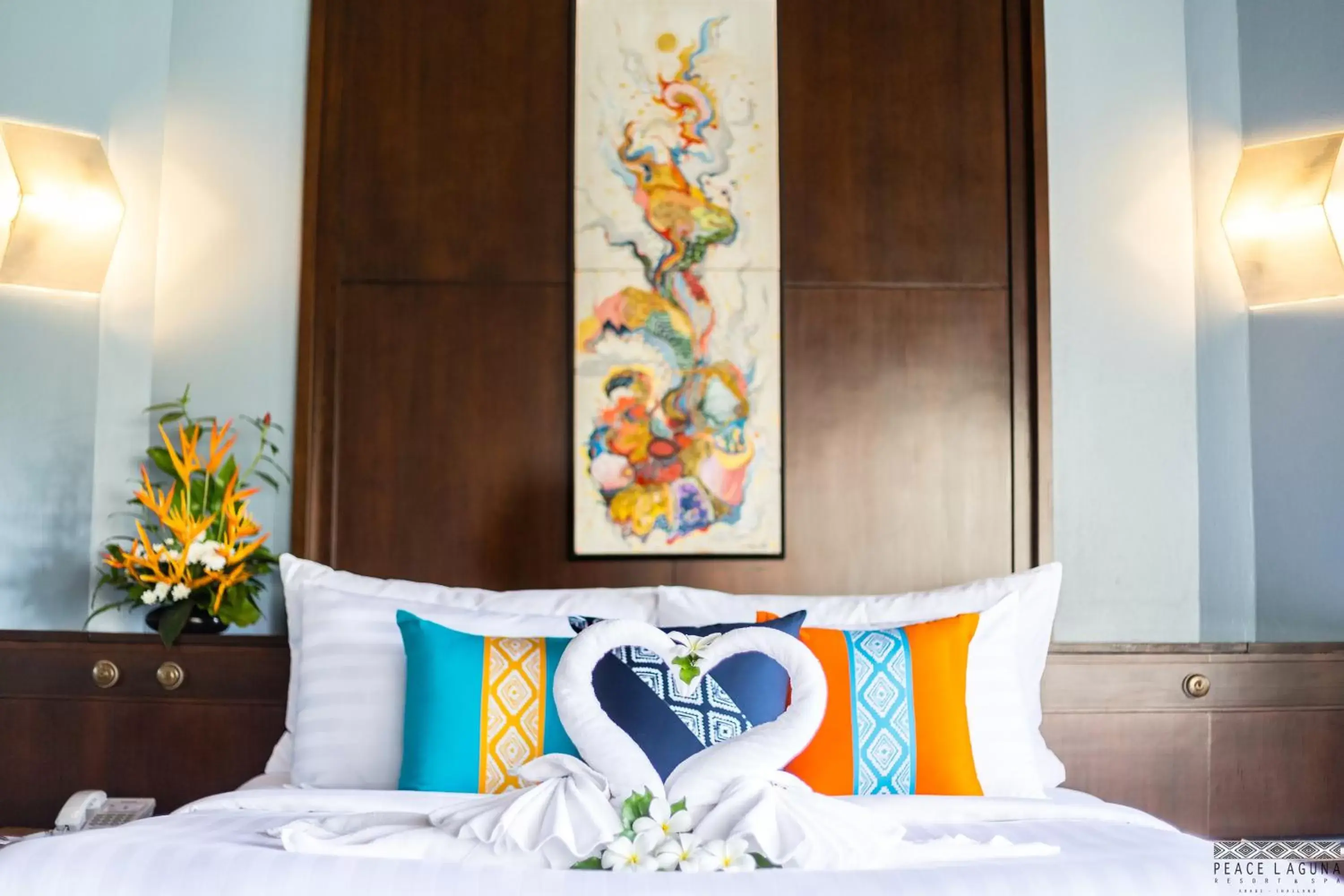 Decorative detail, Bed in Peace Laguna Resort & Spa - SHA Extra Plus