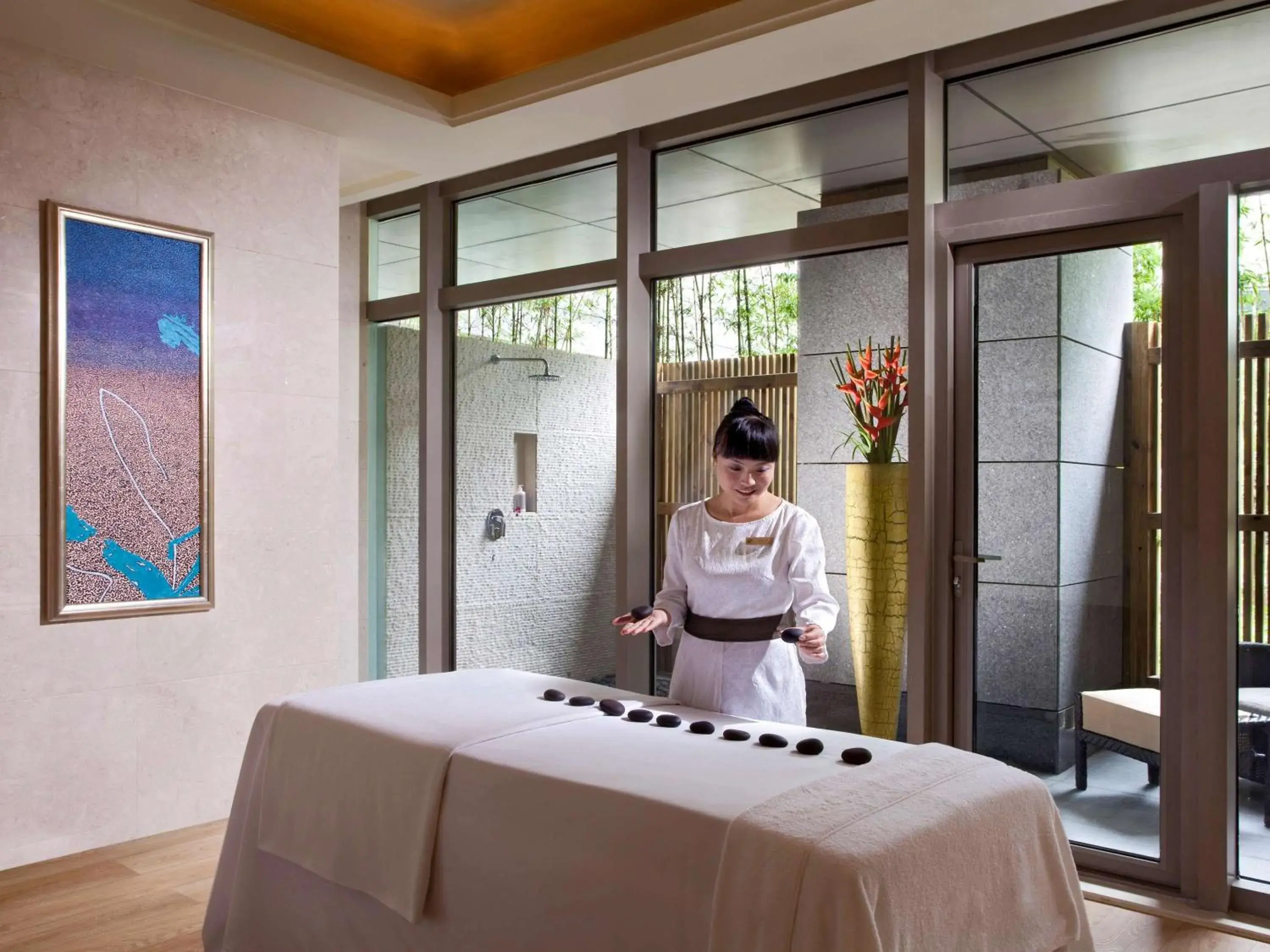 Spa and wellness centre/facilities in Fairmont Yangcheng Lake Spa and wellness centre/facilities in Fairmont Yangcheng Lake