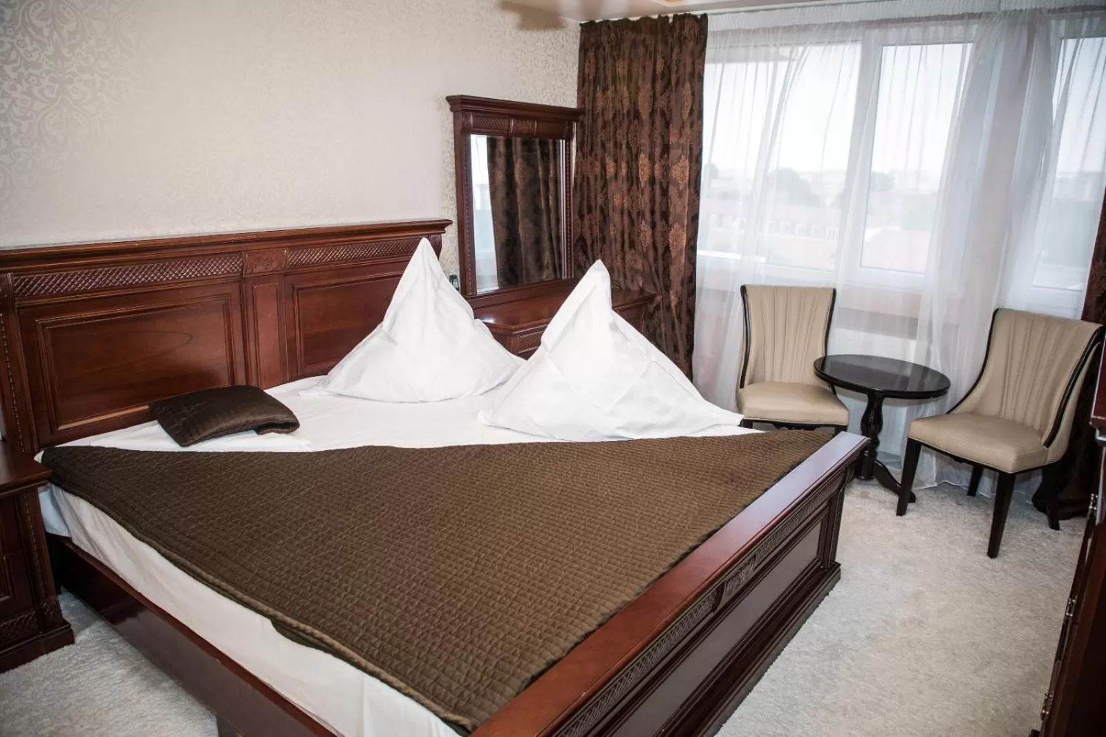 Bed in Hotel Megalos