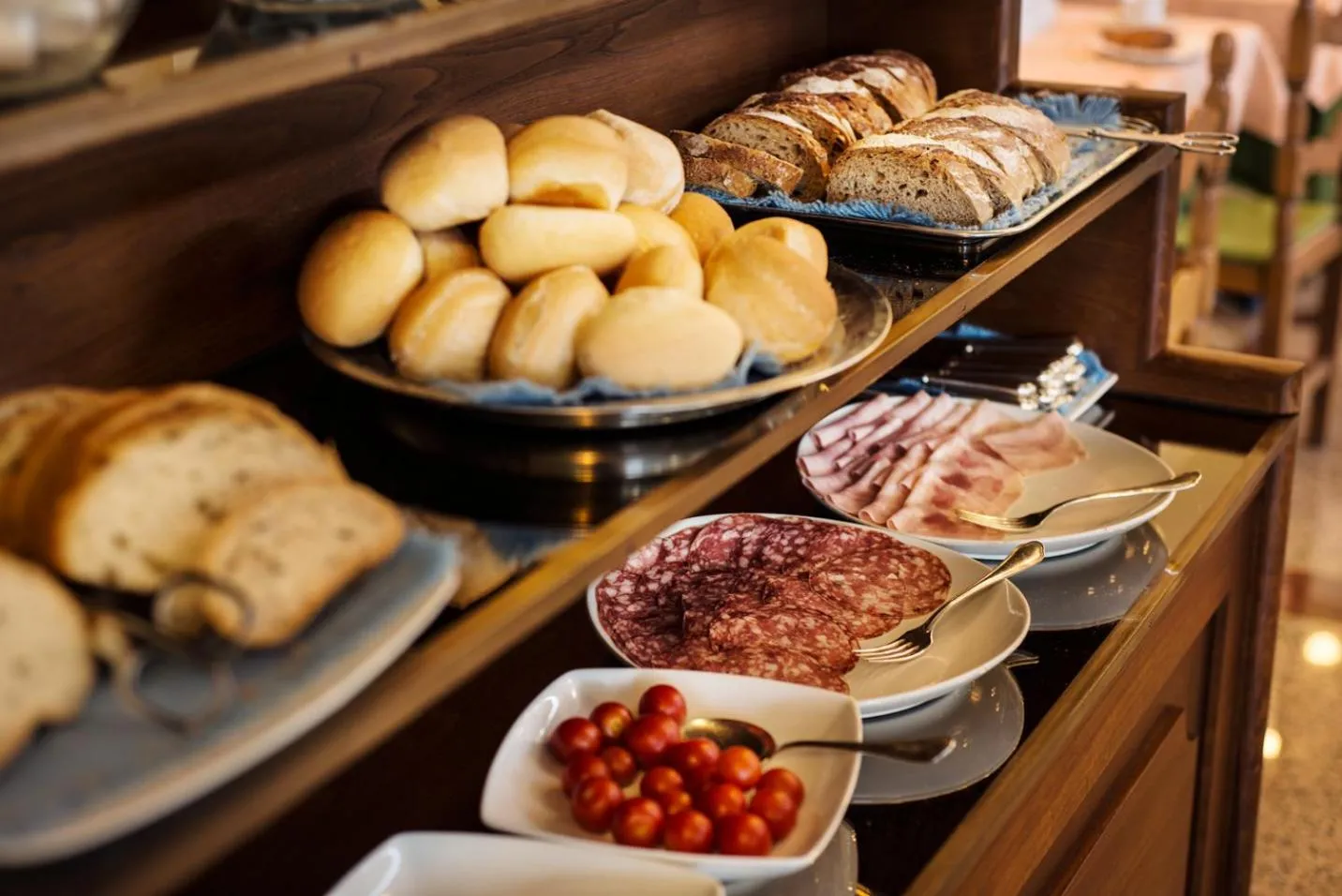 Continental breakfast in Hotel Lido La Perla Nera