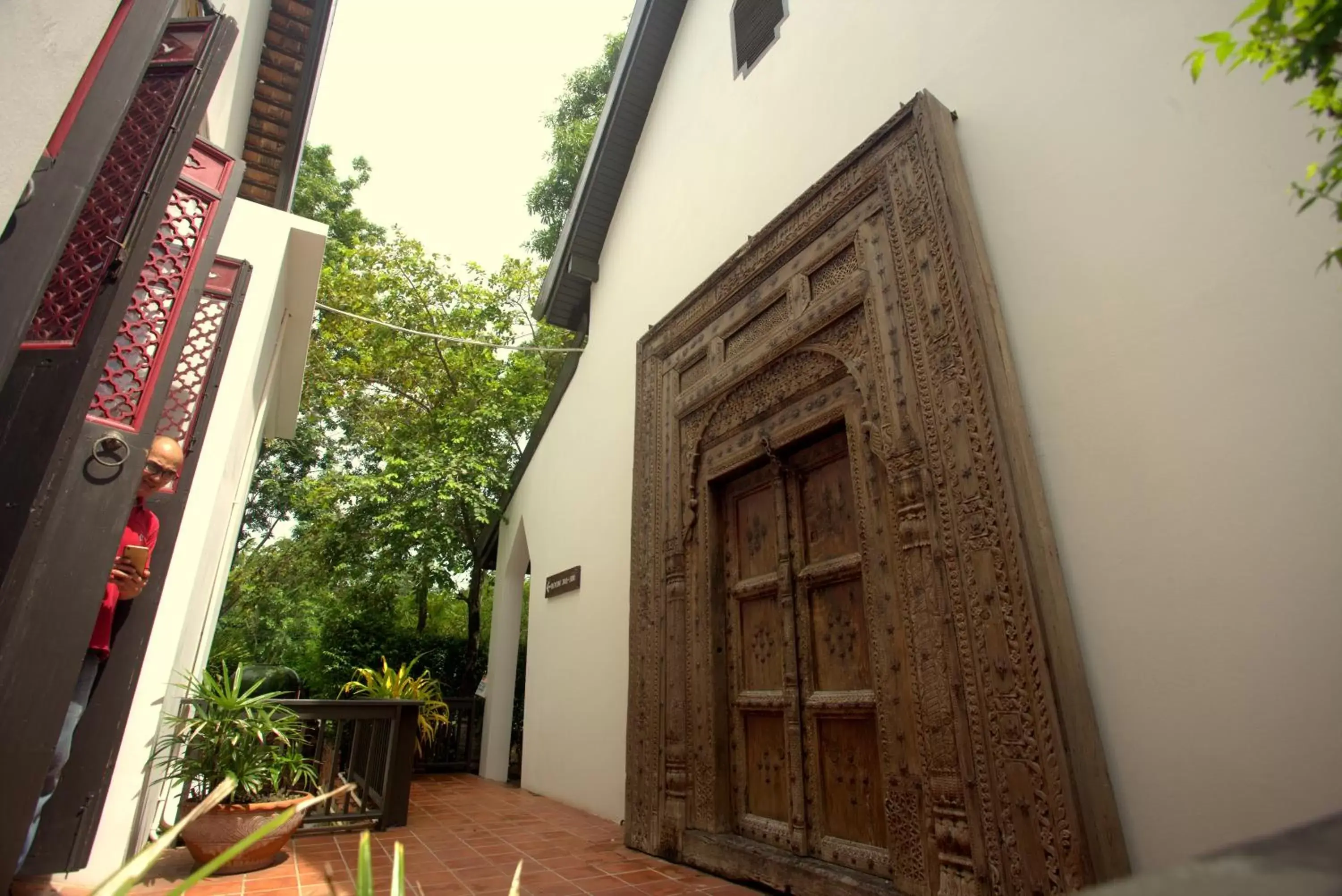 Facade/entrance in Tharaburi Resort Facade/entrance in Tharaburi Resort