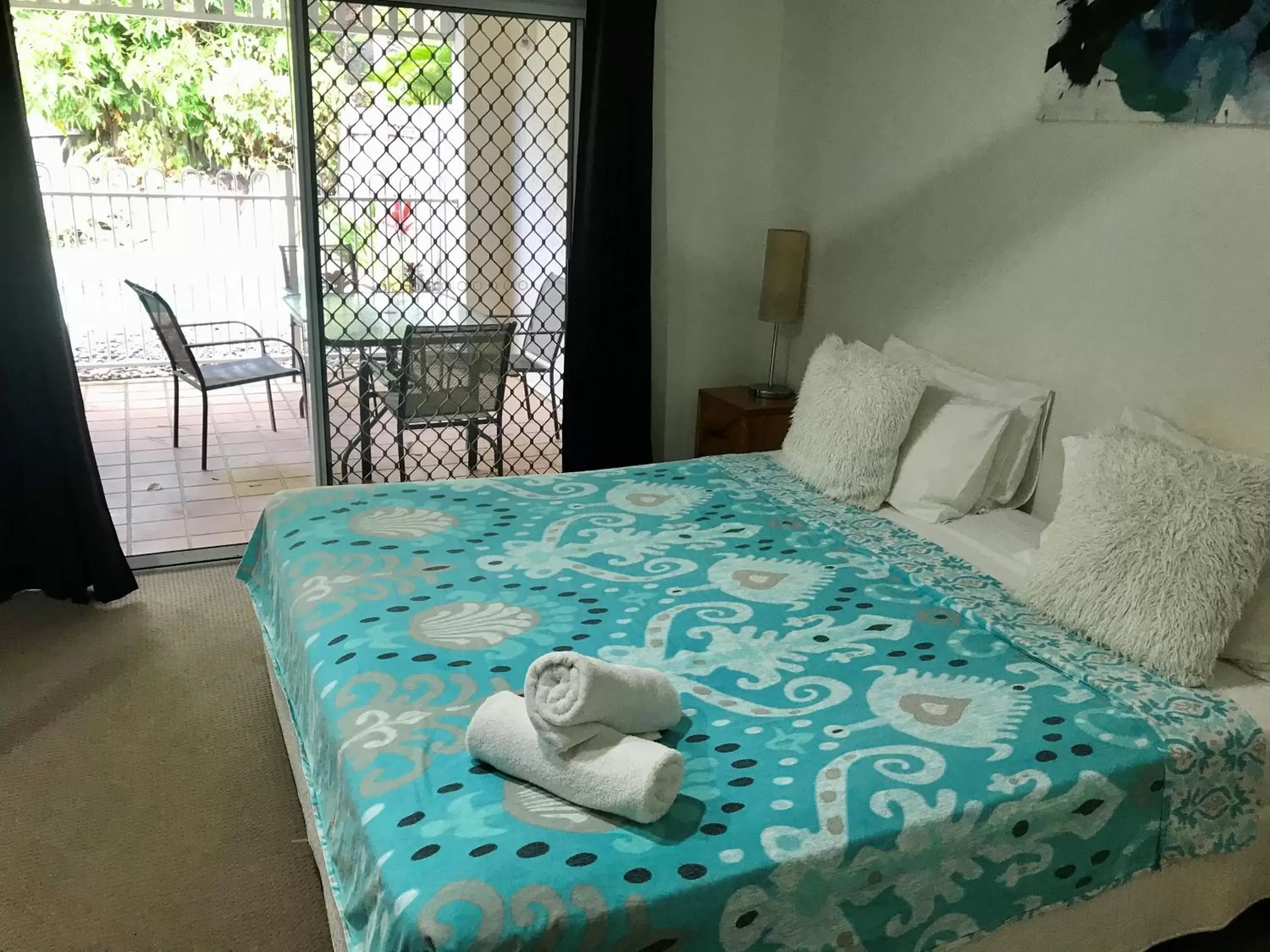 Bed in The Villas Palm Cove