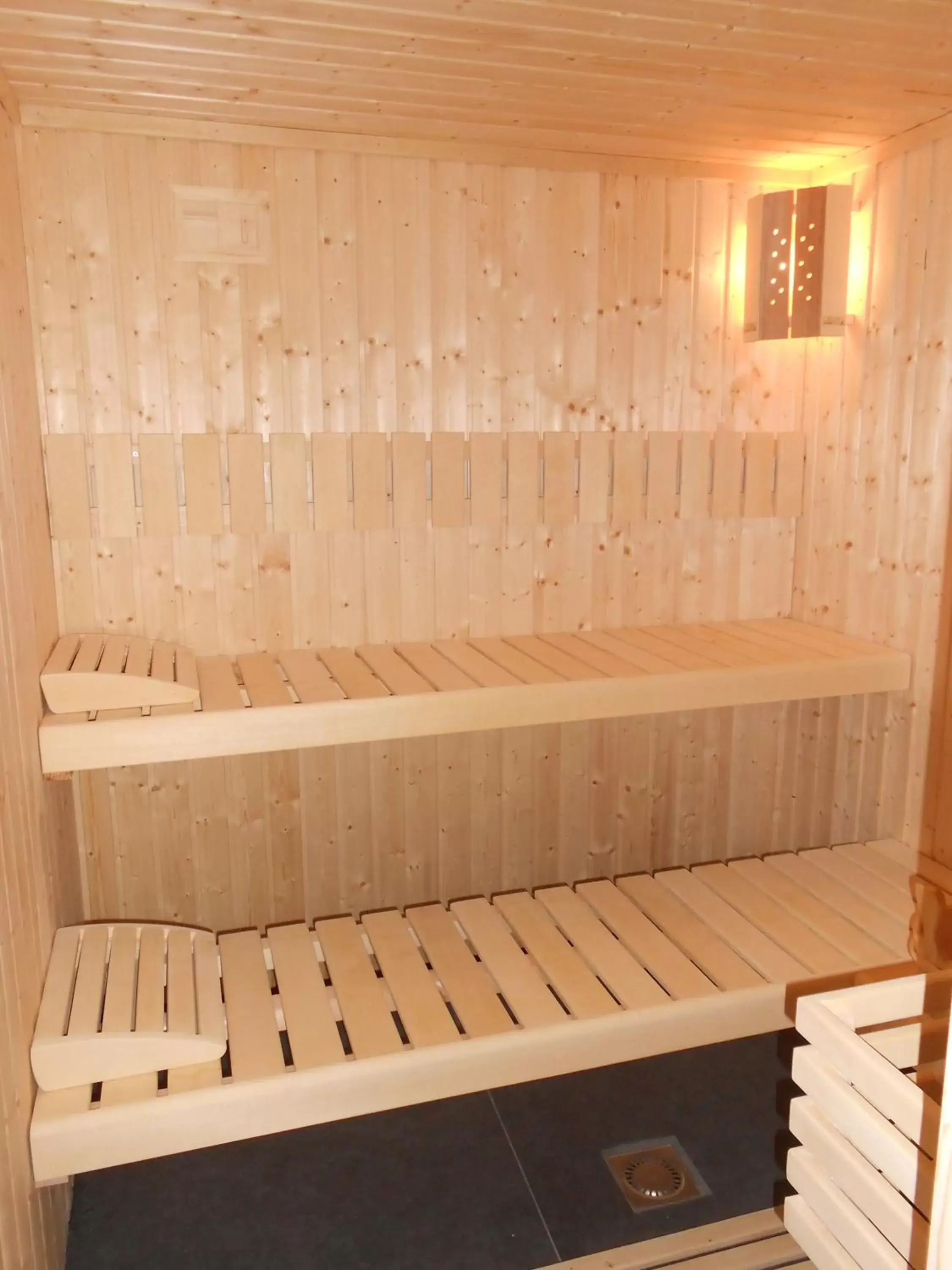 Sauna in Logis- Hôtel Spa Restaurant l'Epicurial