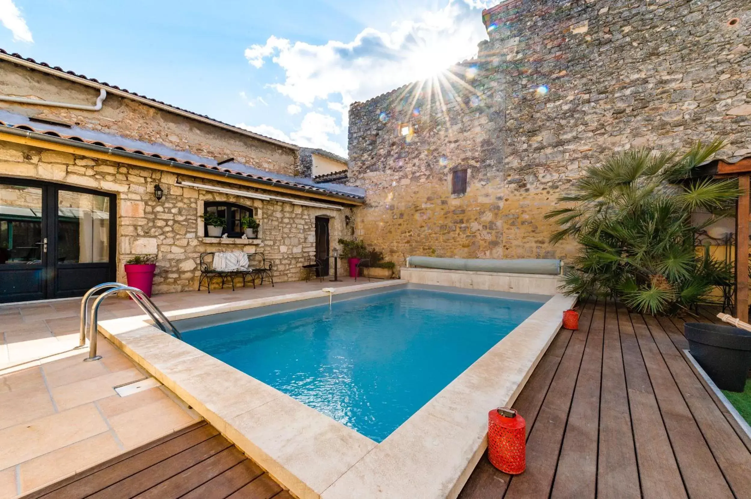 Swimming Pool in Maison d'hôtes Payan Champier