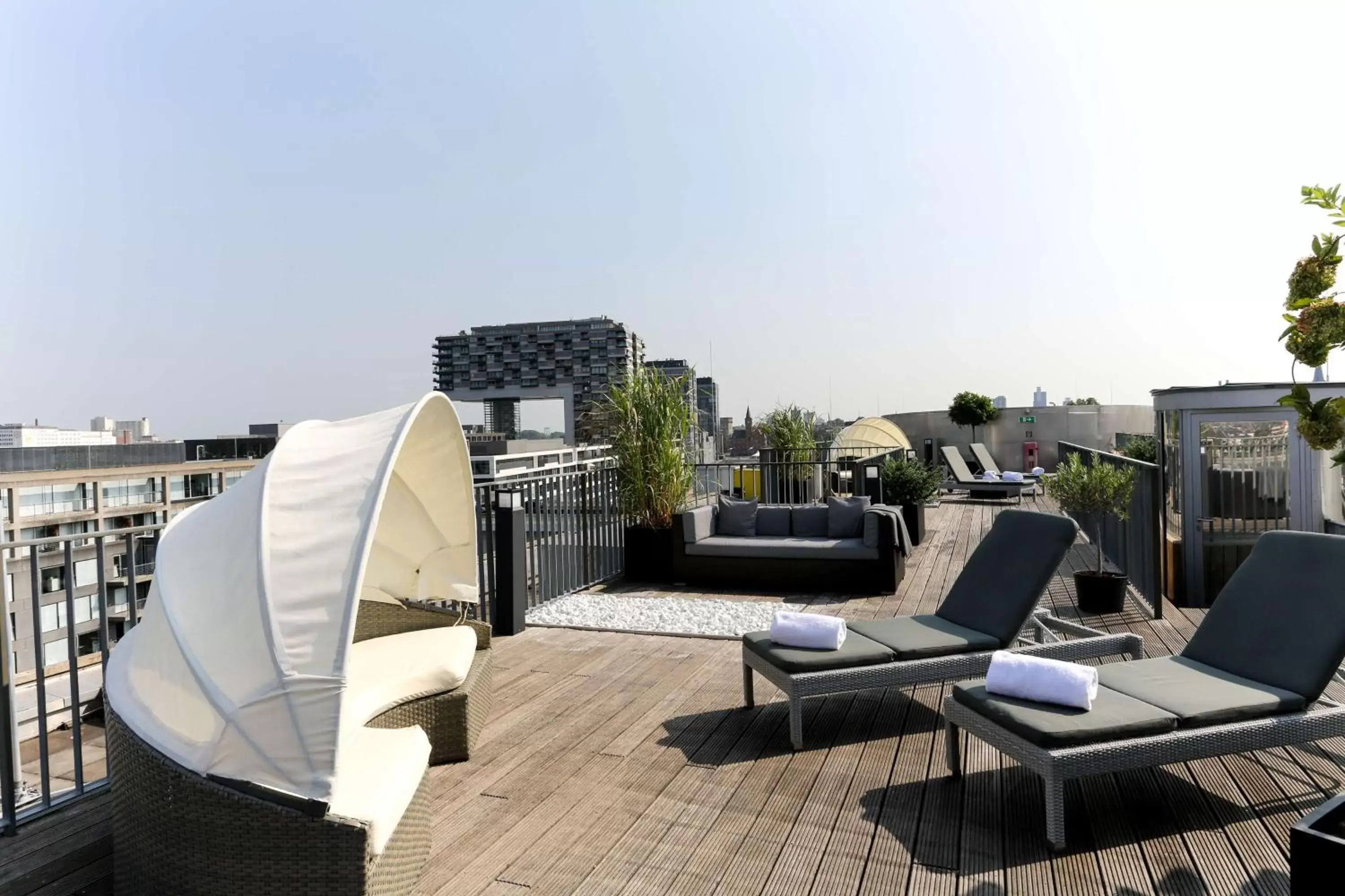 Patio in art'otel cologne, Powered by Radisson Hotels