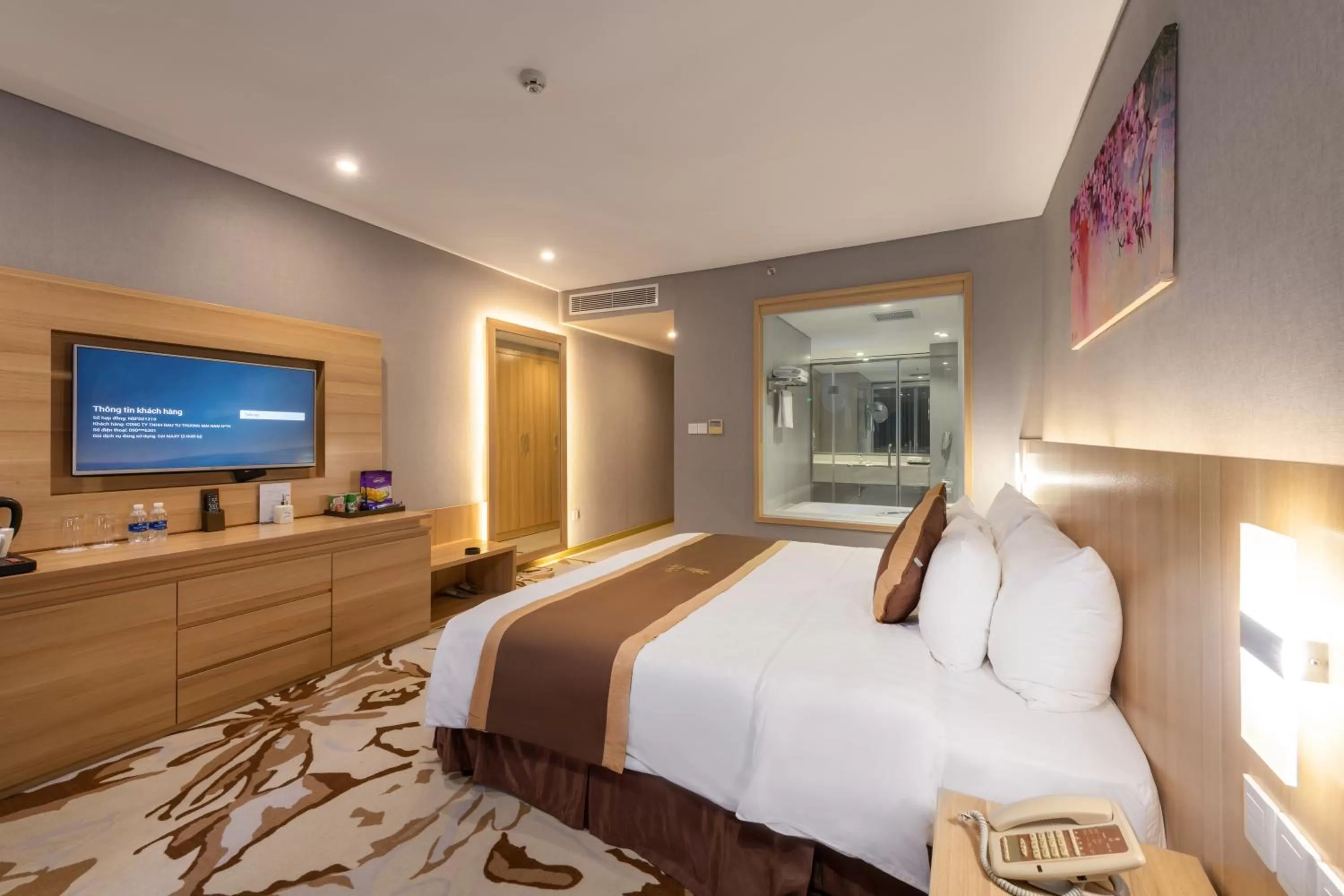 Bed in The Reed Hotel