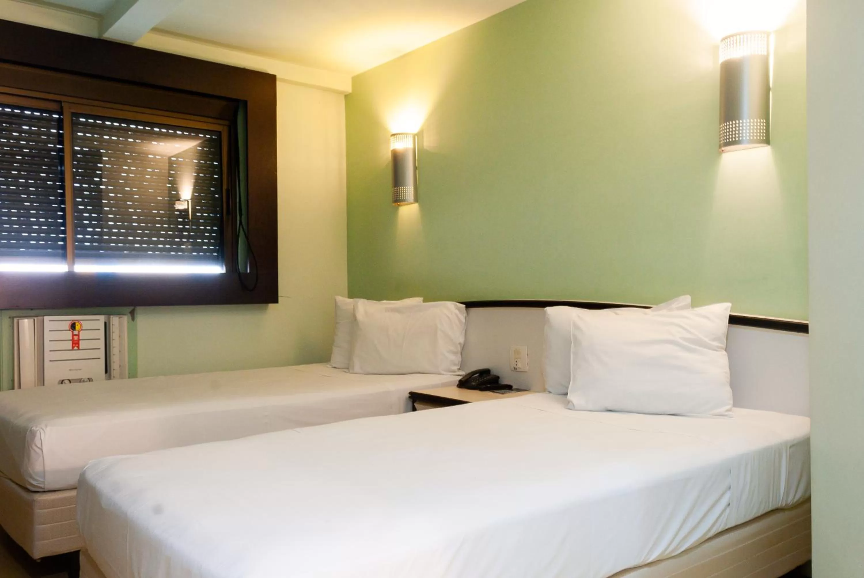 Bed in Master Curitiba Hotel - 1,6 km do Estádio Couto Pereira - Show