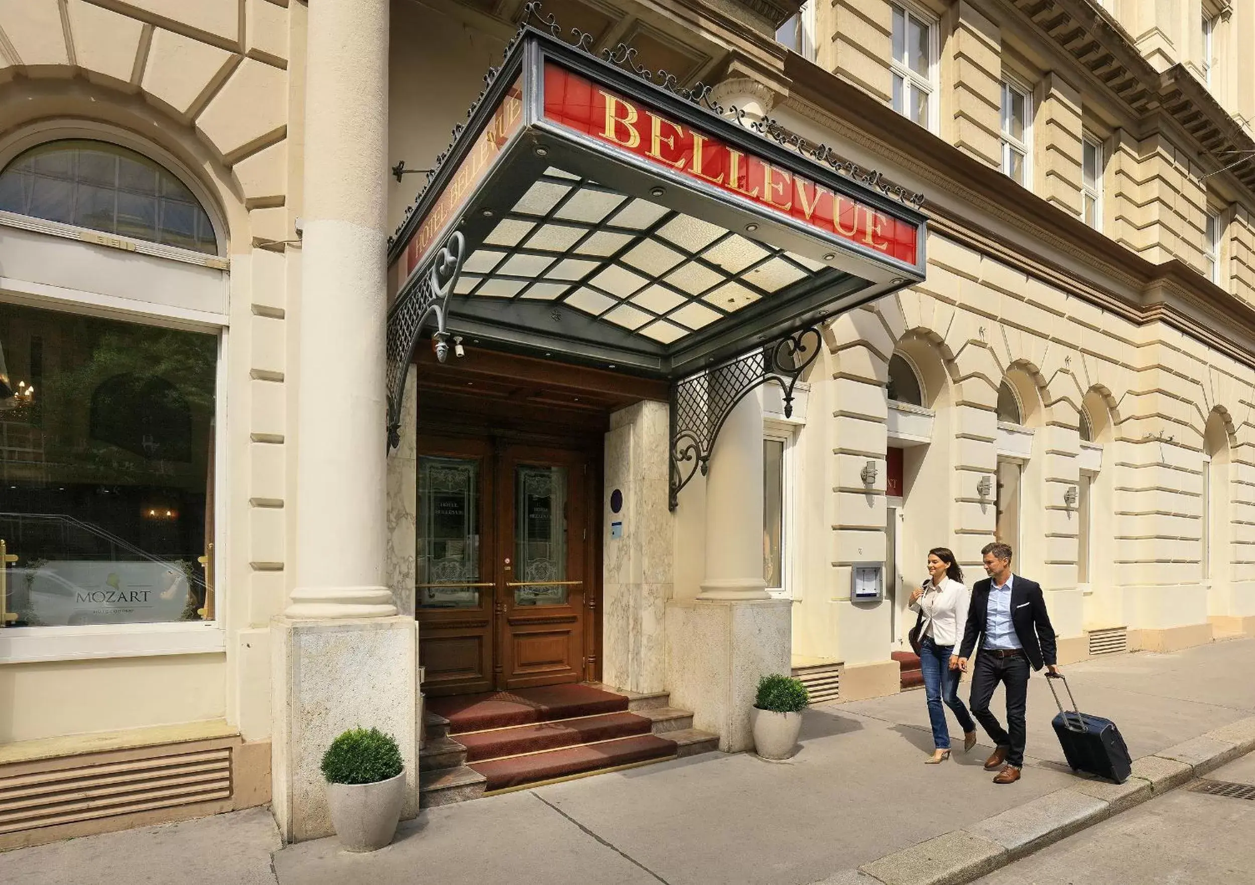 Facade/entrance in Hotel Bellevue Wien