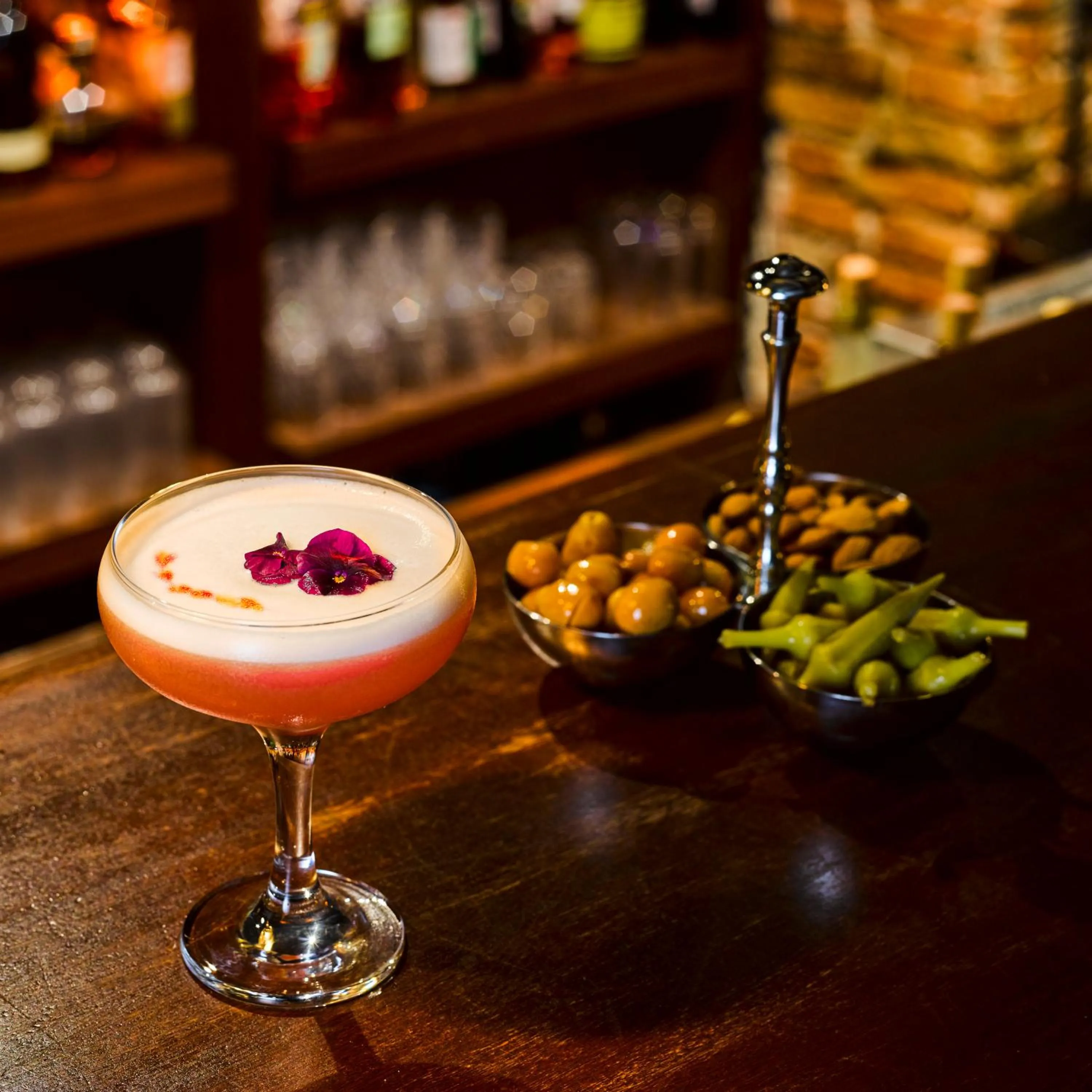 Food and drinks in Georges Hotel Galata