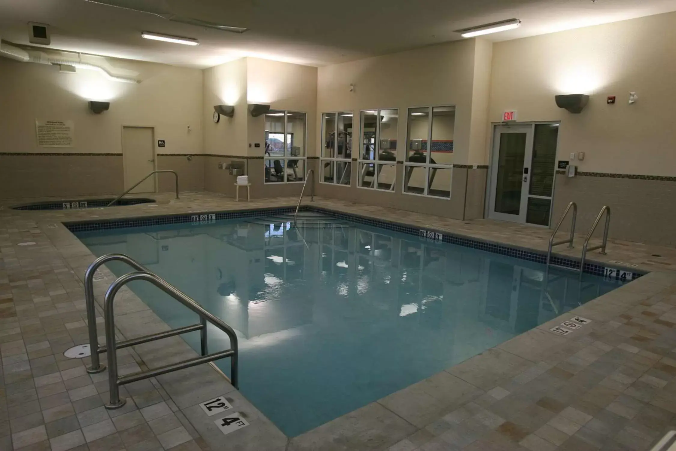 Pool view in Hampton Inn & Suites Red Deer Pool view in Hampton Inn & Suites Red Deer