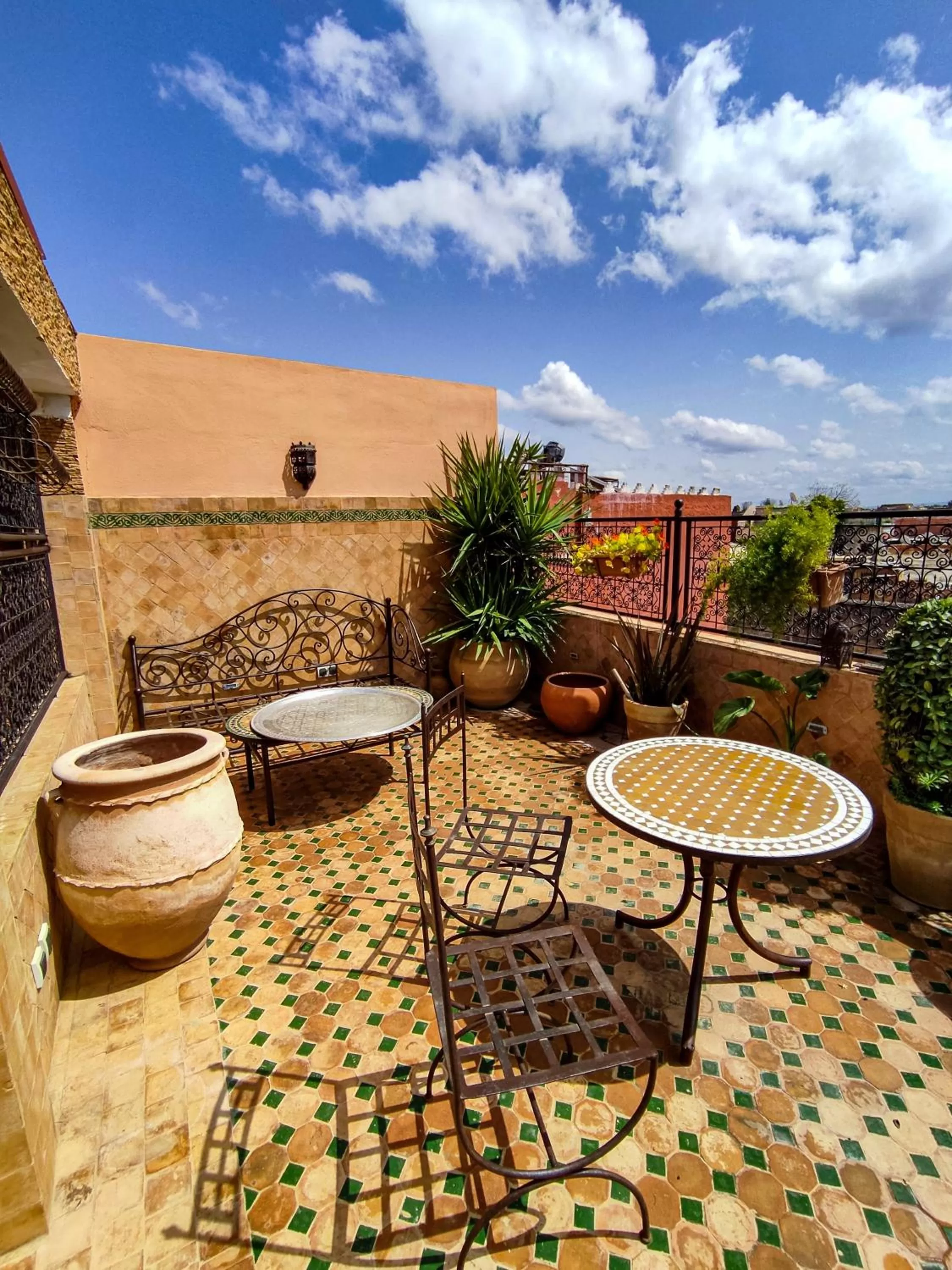 Patio in Riad le petit ksar
