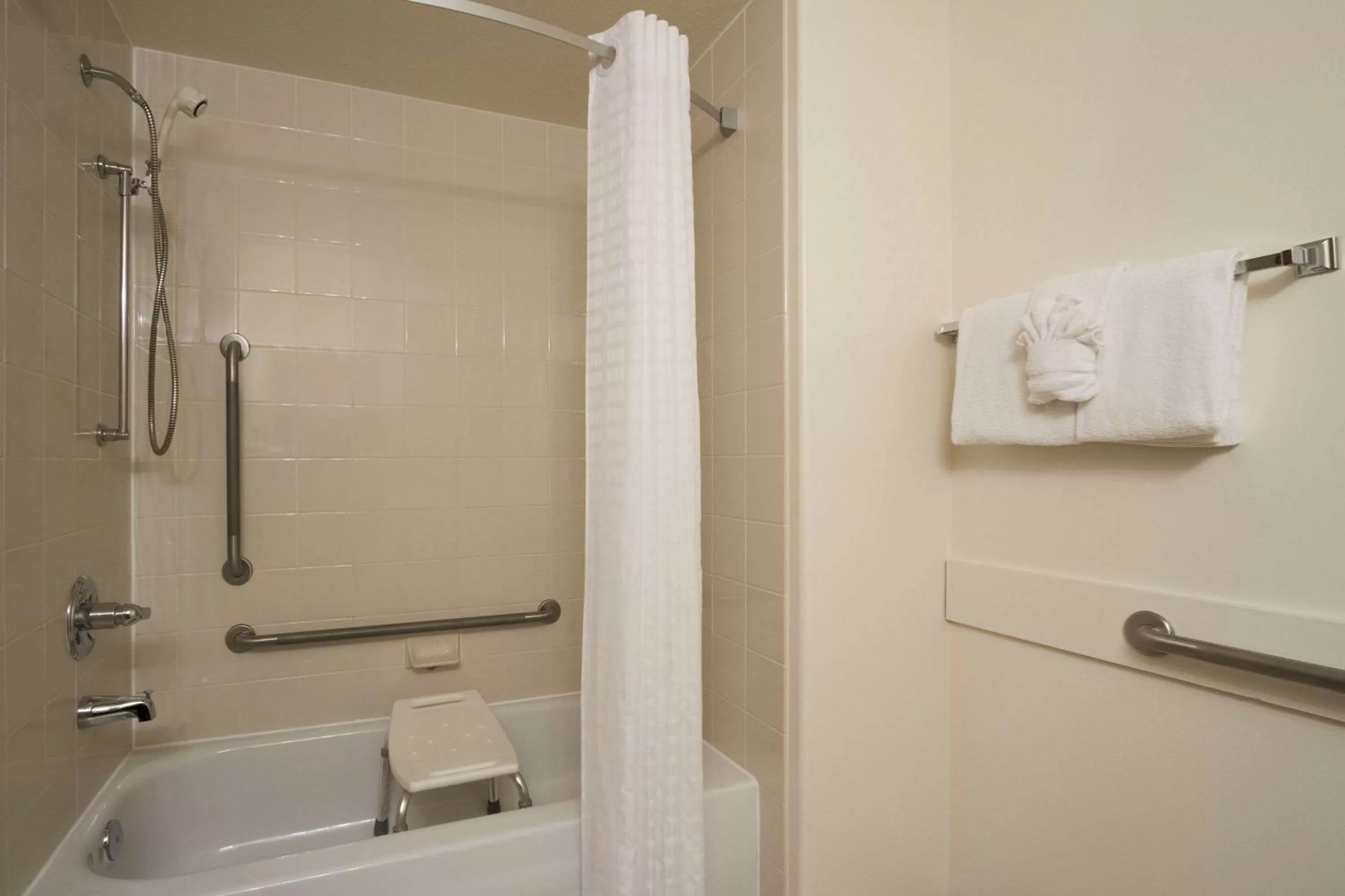 Bathroom in Super 8 by Wyndham Dawson Creek