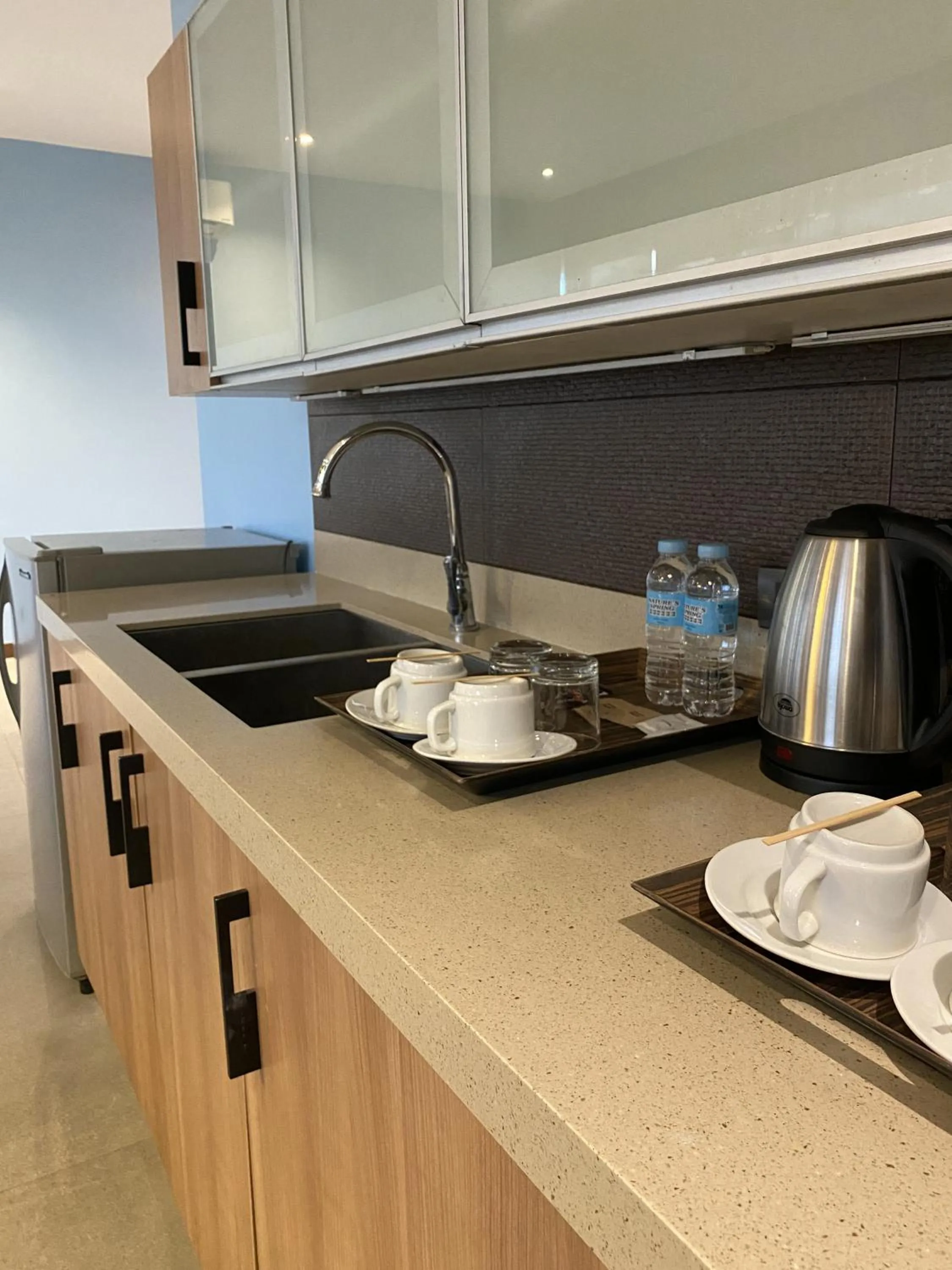Kitchen or kitchenette in Solace Hotel