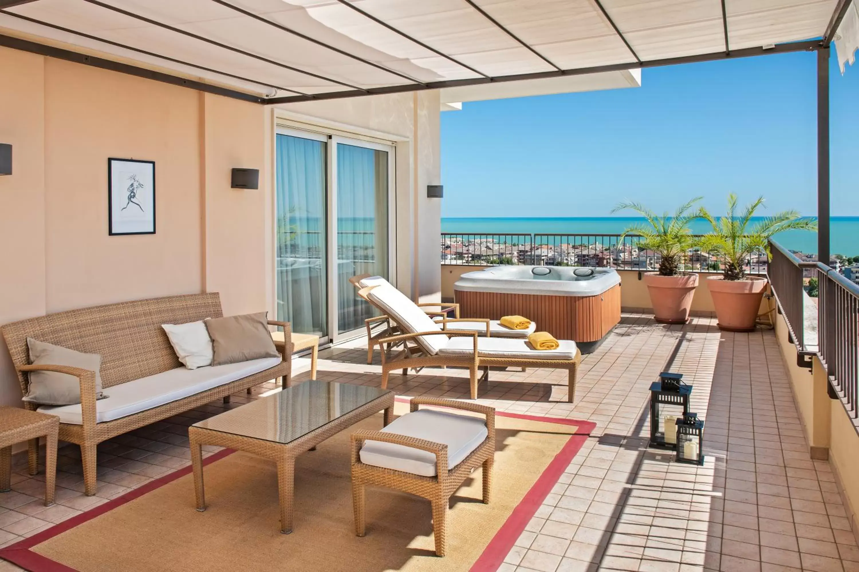Balcony/Terrace in Villa Maria Hotel & SPA