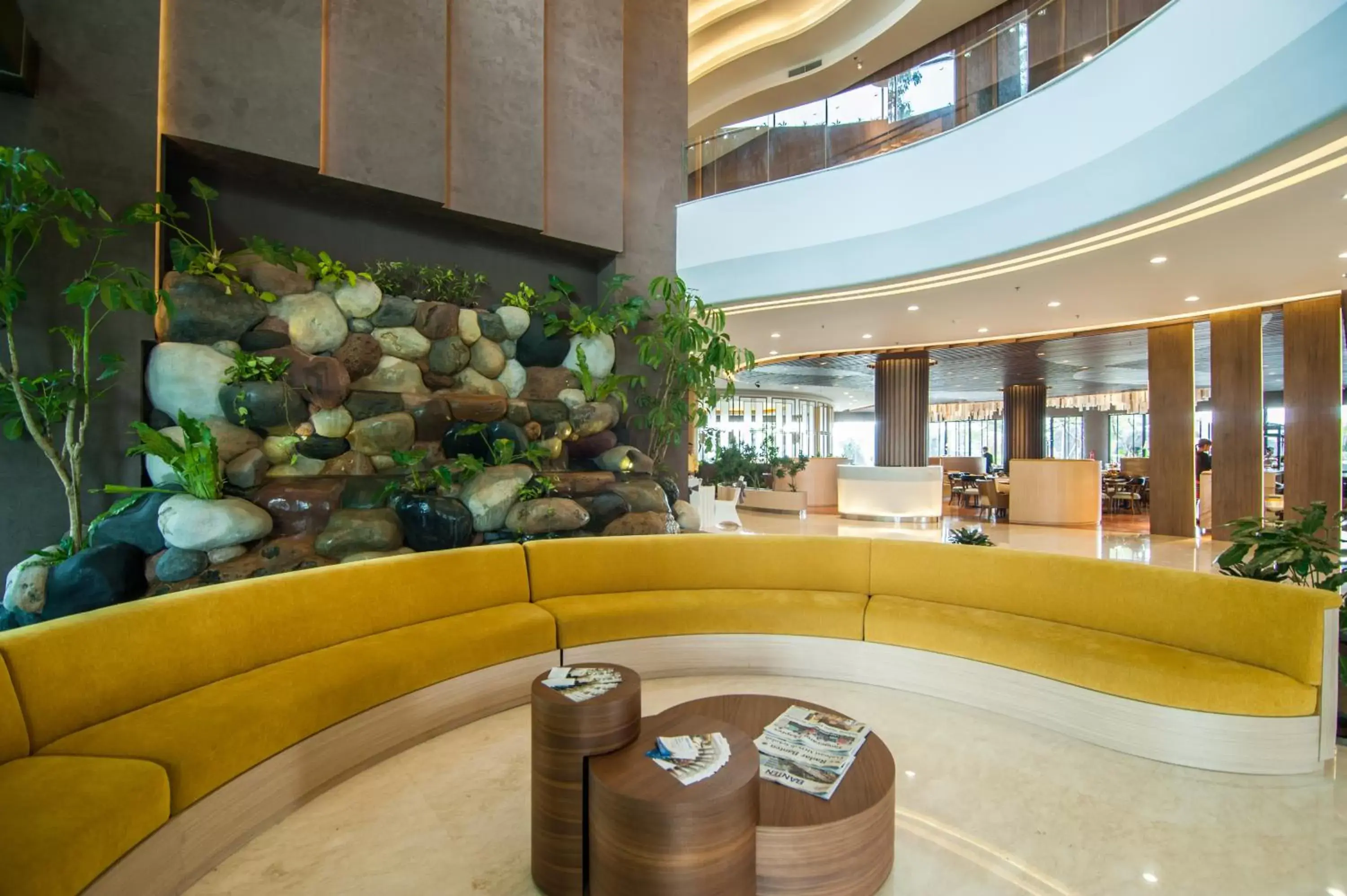Lobby or reception in Grand Soll Marina Hotel