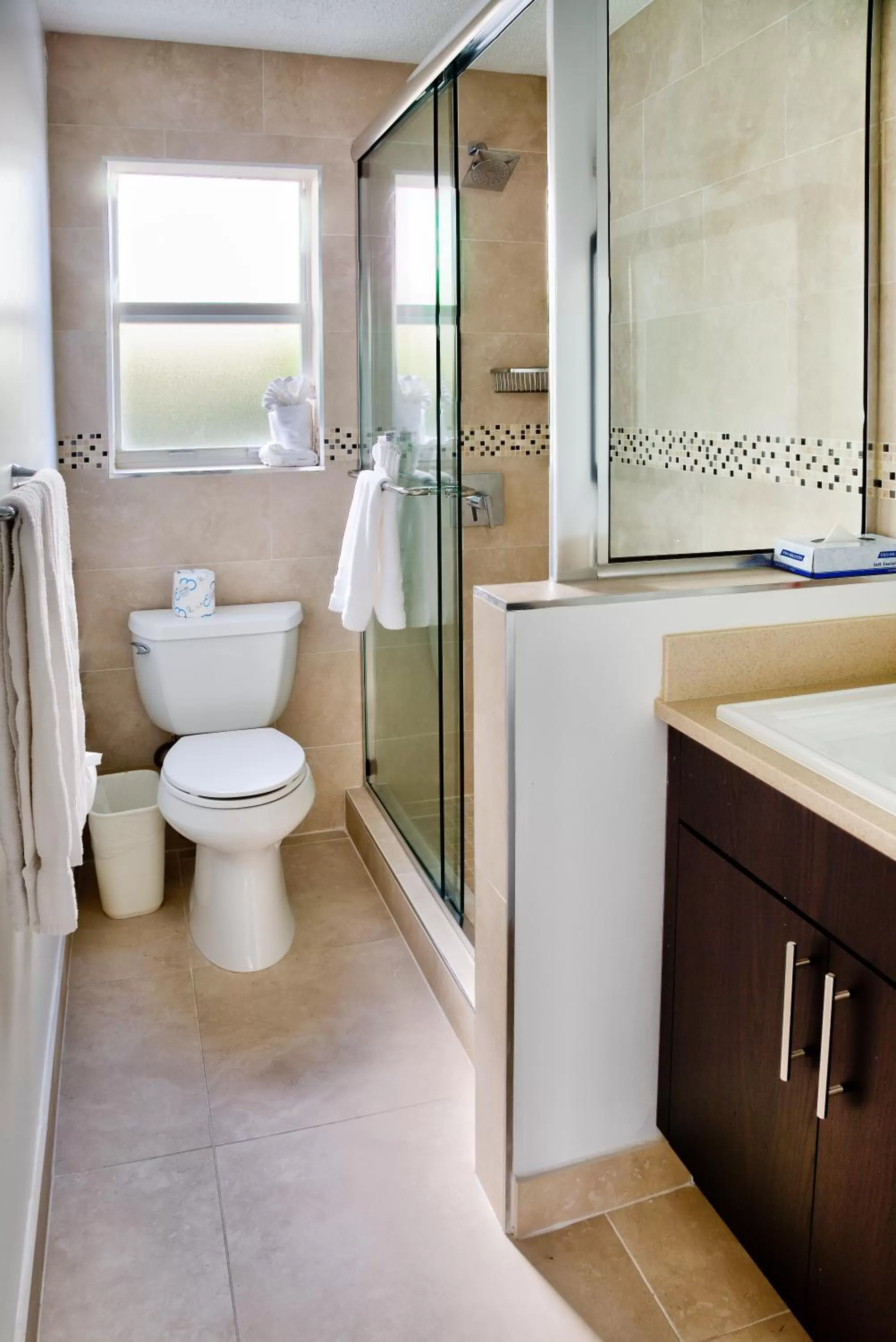 Bathroom in Prestige Hotel Vero Beach