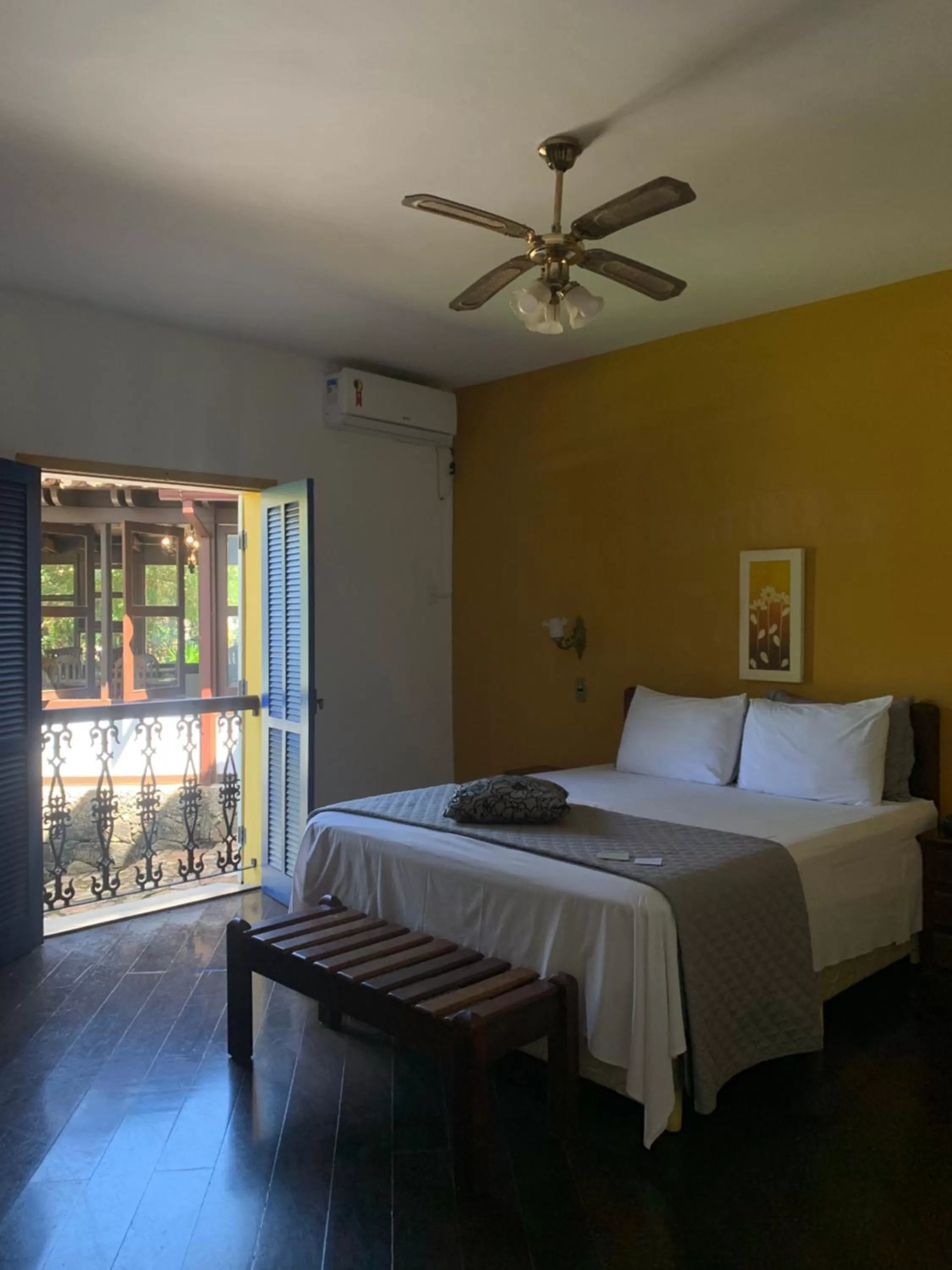 Bed in Pousada Villa Real