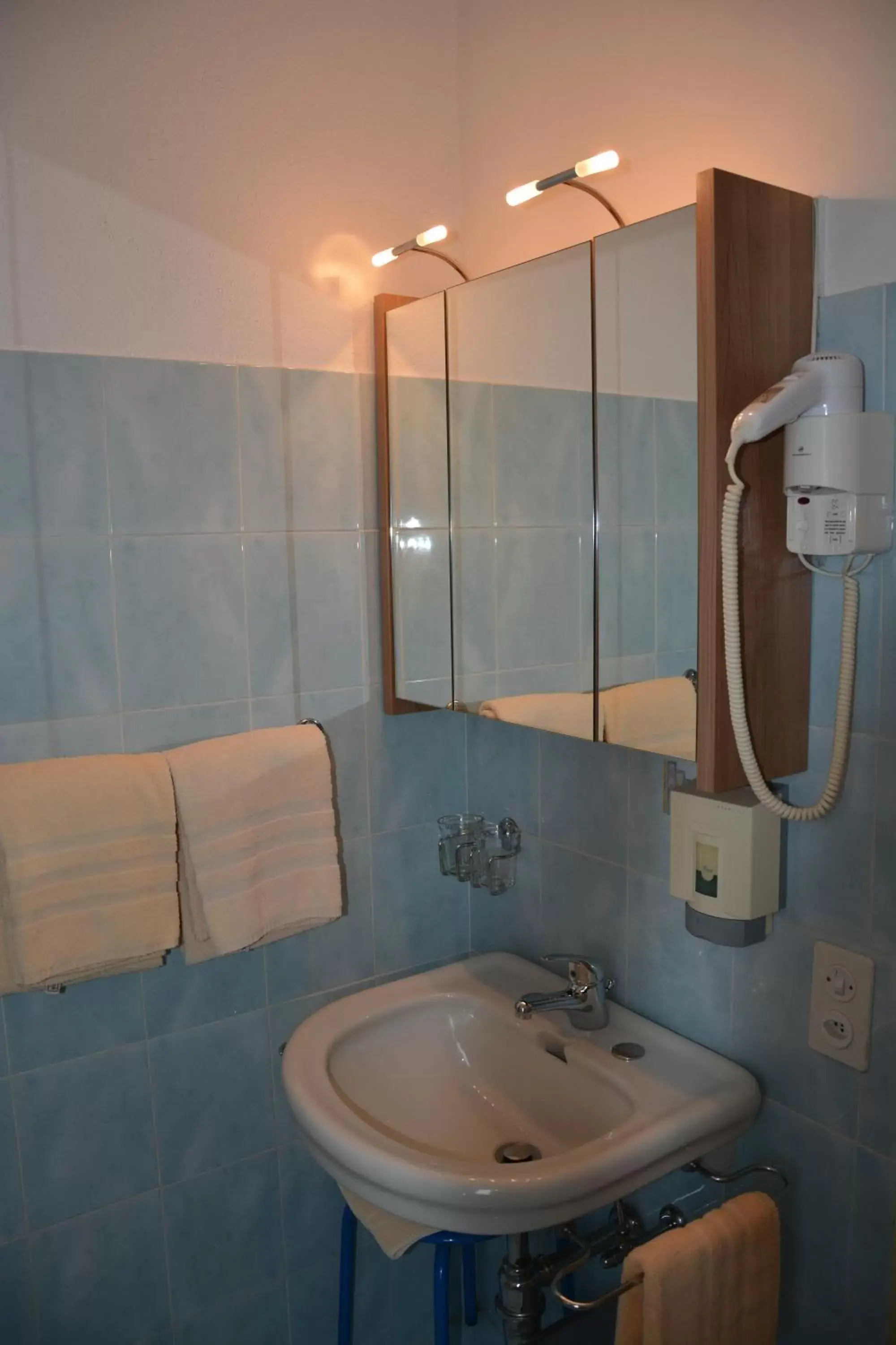 Bathroom in Hotel Dischma