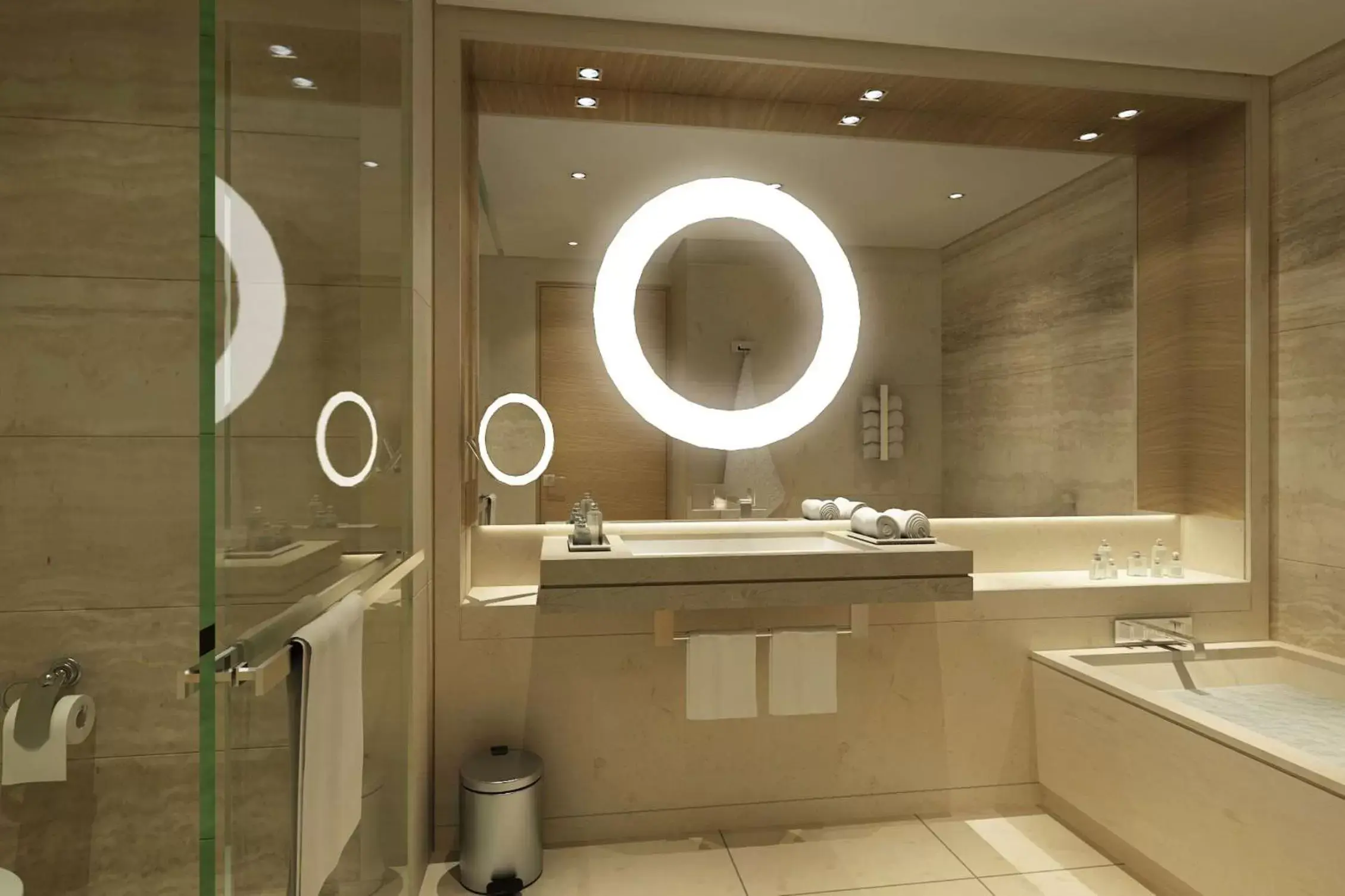 Bathroom in DoubleTree by Hilton Hotel Riyadh - Al Muroj Business Gate