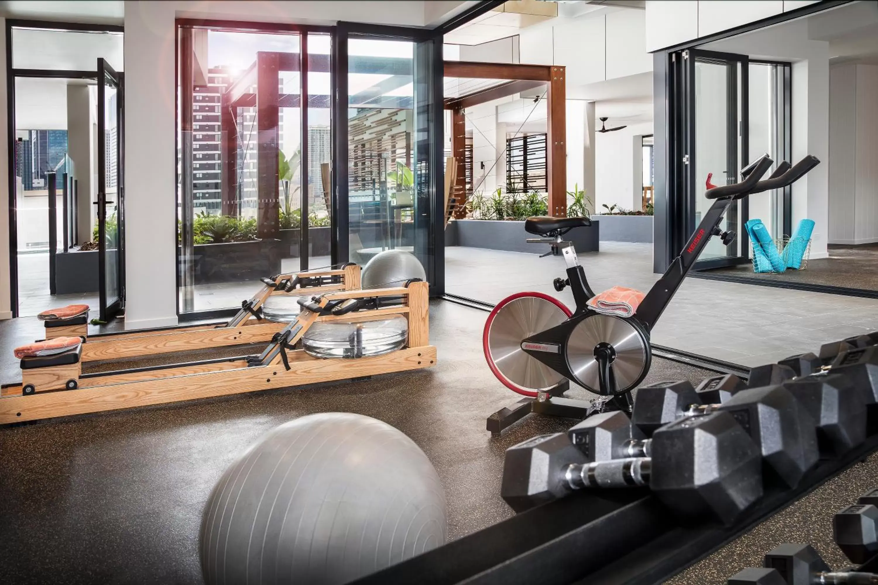 Fitness centre/facilities, Fitness Center/Facilities in Ivy and Eve Apartments by CLLIX