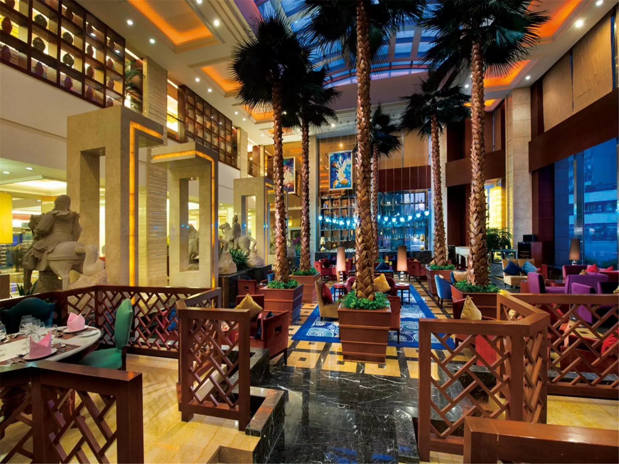 Lounge or bar, Restaurant/Places to Eat in Chengdu Tianfu Sunshine Hotel